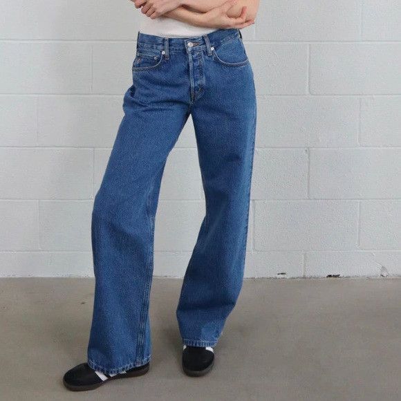 ETICA ETICA Stanton Relaxed Wide Leg Denim Jeans Size 29 x 29 NWT Size 29" - 1 Thumbnail