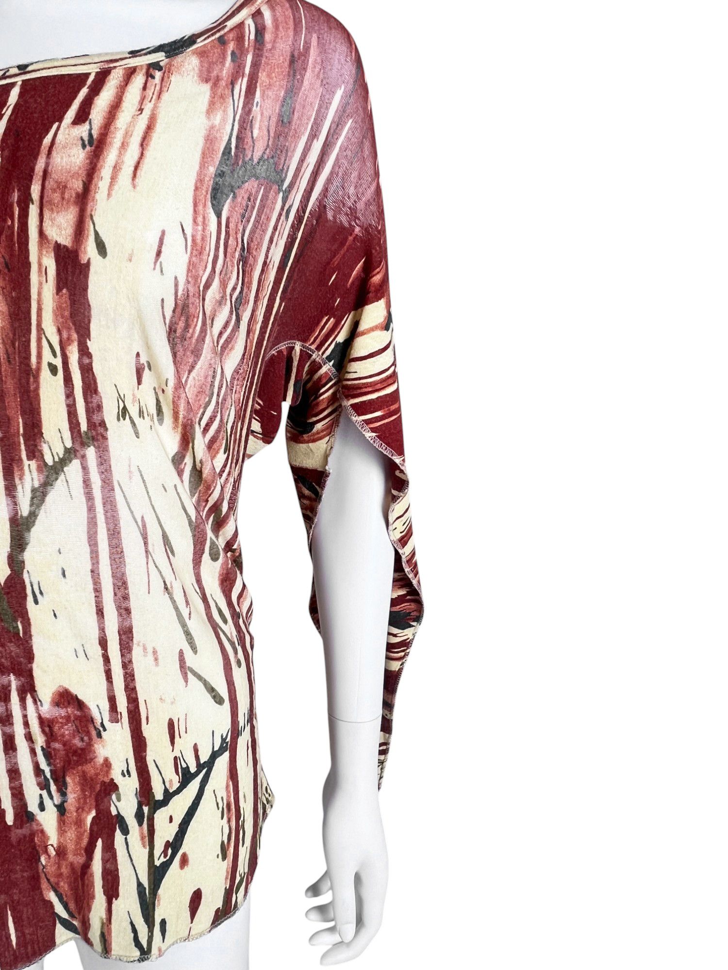 Jean Paul Gaultier F/W 1998 Blood Boat Neck Top Size S / US 4 / IT 40 - 8 Thumbnail