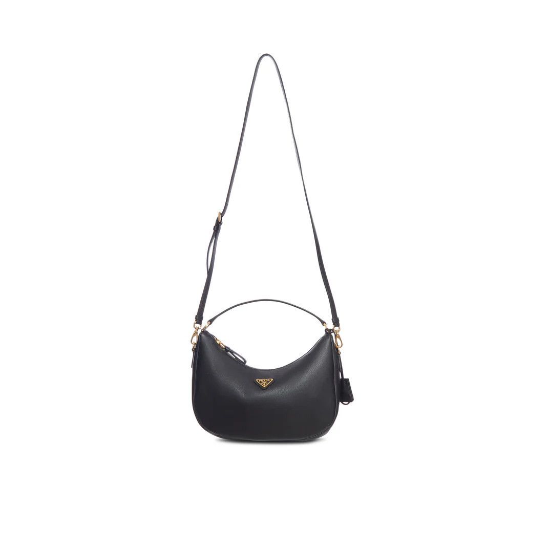 Prada PRADA Sac Black Grained Leather Top Handle Bag New & Authent Size ONE SIZE - 1 Thumbnail