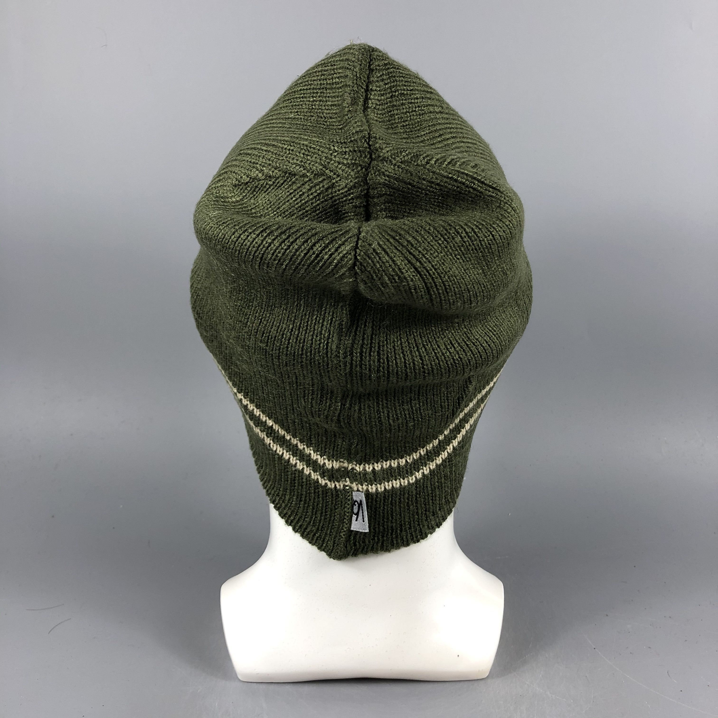 Japanese Brand × Vintage Japanese Brand Stripe Beanie Snow Hat Snow Cap -D1183 Size ONE SIZE - 2 Thumbnail
