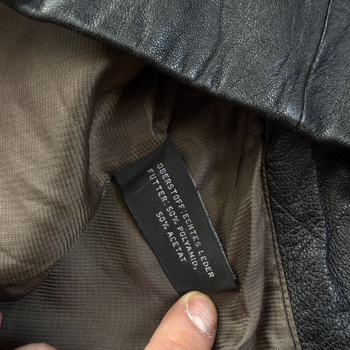 If Six Was Nine G3000 Leather Slim Jacket Size S / US 4 / IT 40 - 5 Thumbnail