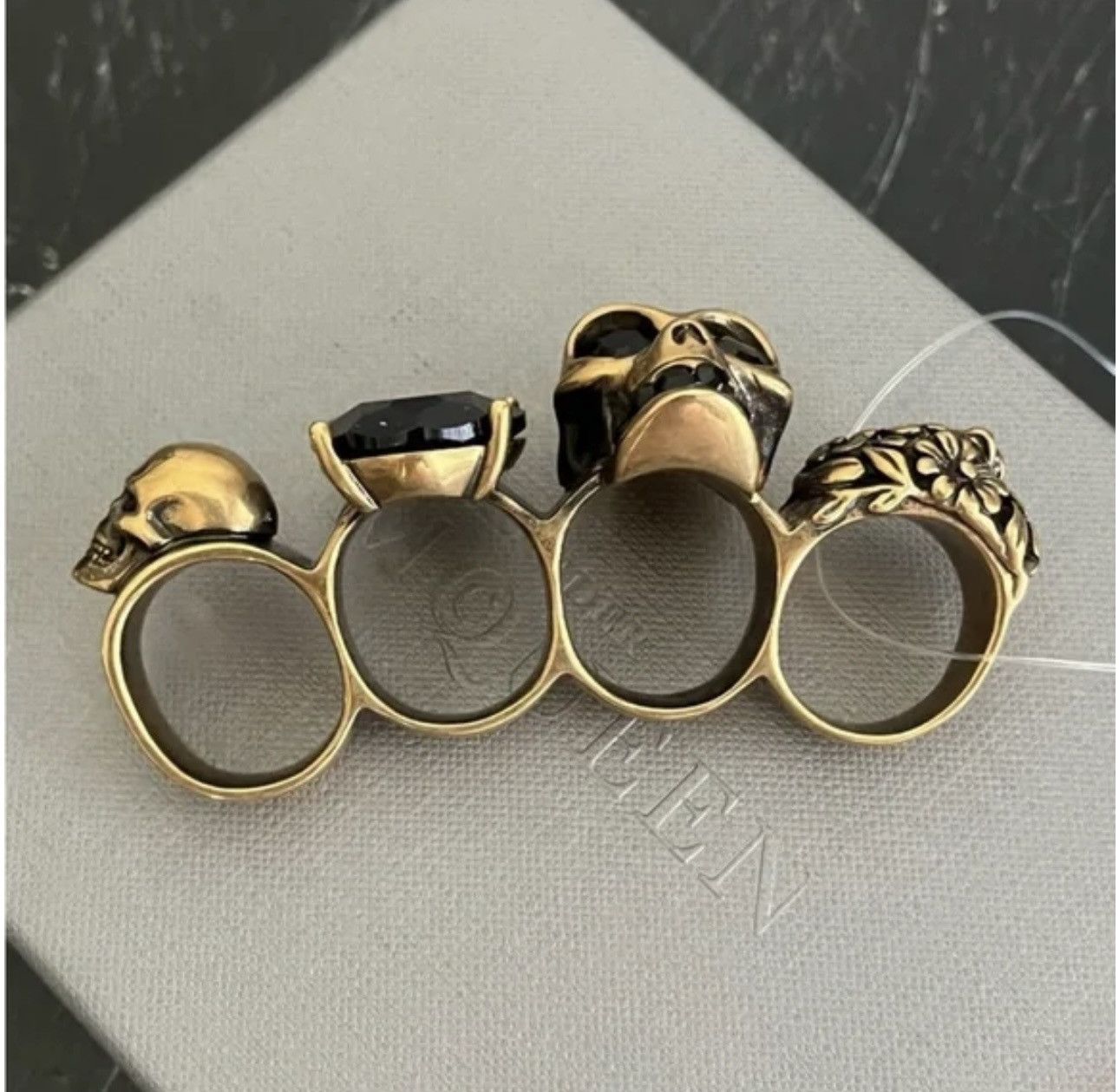 Alexander McQueen Alexander McQueen knuckle ring Size ONE SIZE - 8 Thumbnail