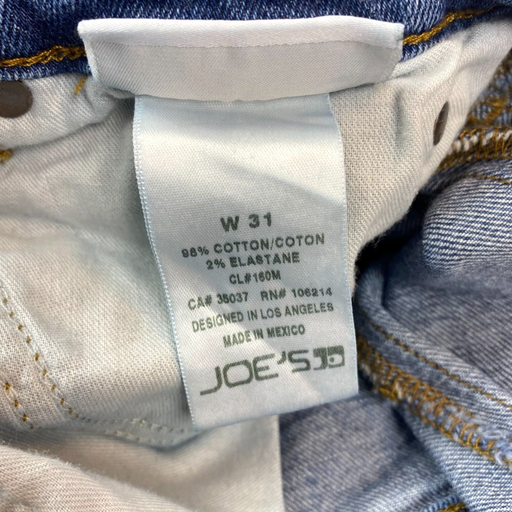 Vintage VINTAGE Joes Jeans Billie Ankle Womens Jeans 31 Slim Distressed Mid-Rise Blue 90s City Hipster Bohemian Size 24" / US 00 / IT 34 - 5 Thumbnail