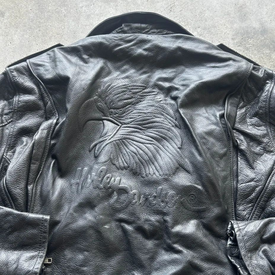 Harley Davidson Vintage Harley Davidson Leather Biker Jacket Size 44 Eagle Size US XL / EU 56 / 4 - 7 Thumbnail