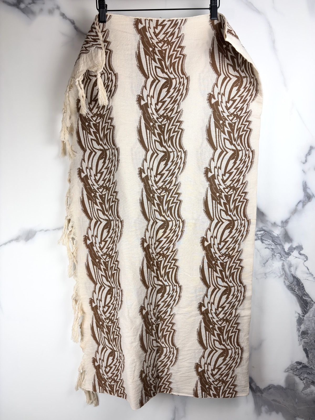 Undercover SS02 Undercover Illusion Of Haze Tassel Afghan Shemagh Scarf Size ONE SIZE - 3 Thumbnail