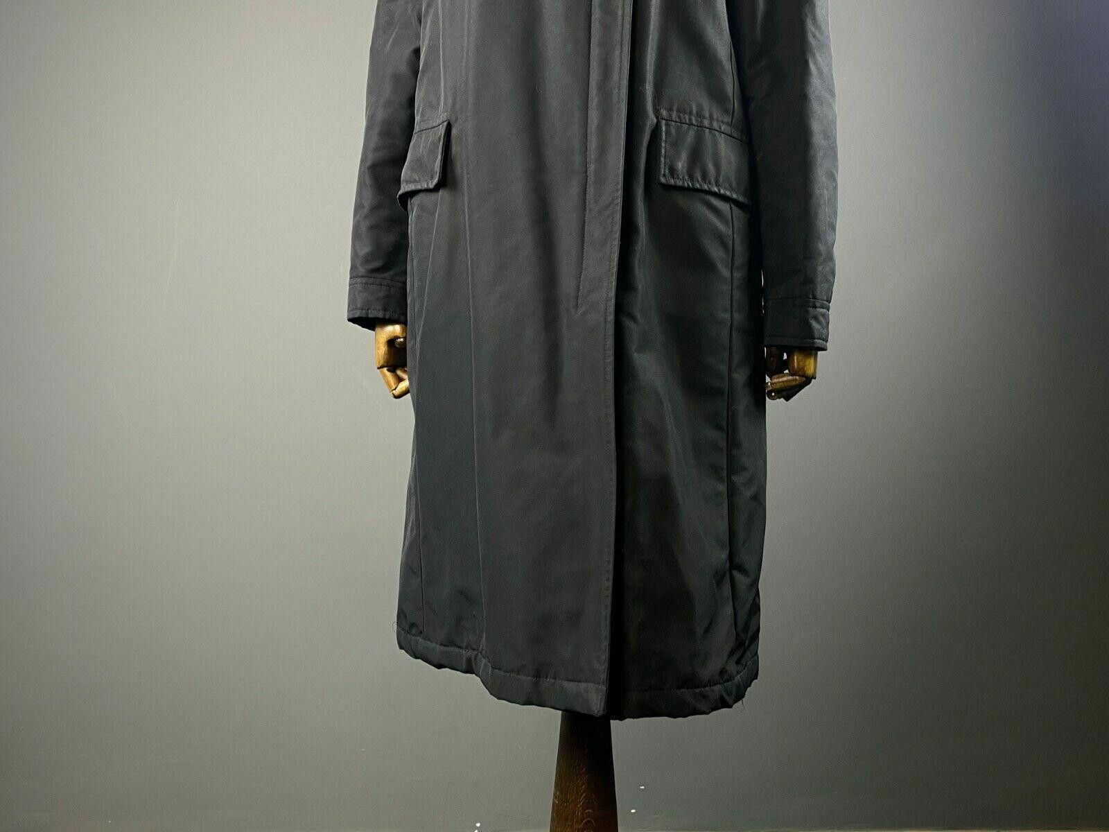 Designer Weekend Max Mara Black Full Zip Nylon Coat Jacket Size 38 Size M / US 6-8 / IT 42-44 - 3 Thumbnail