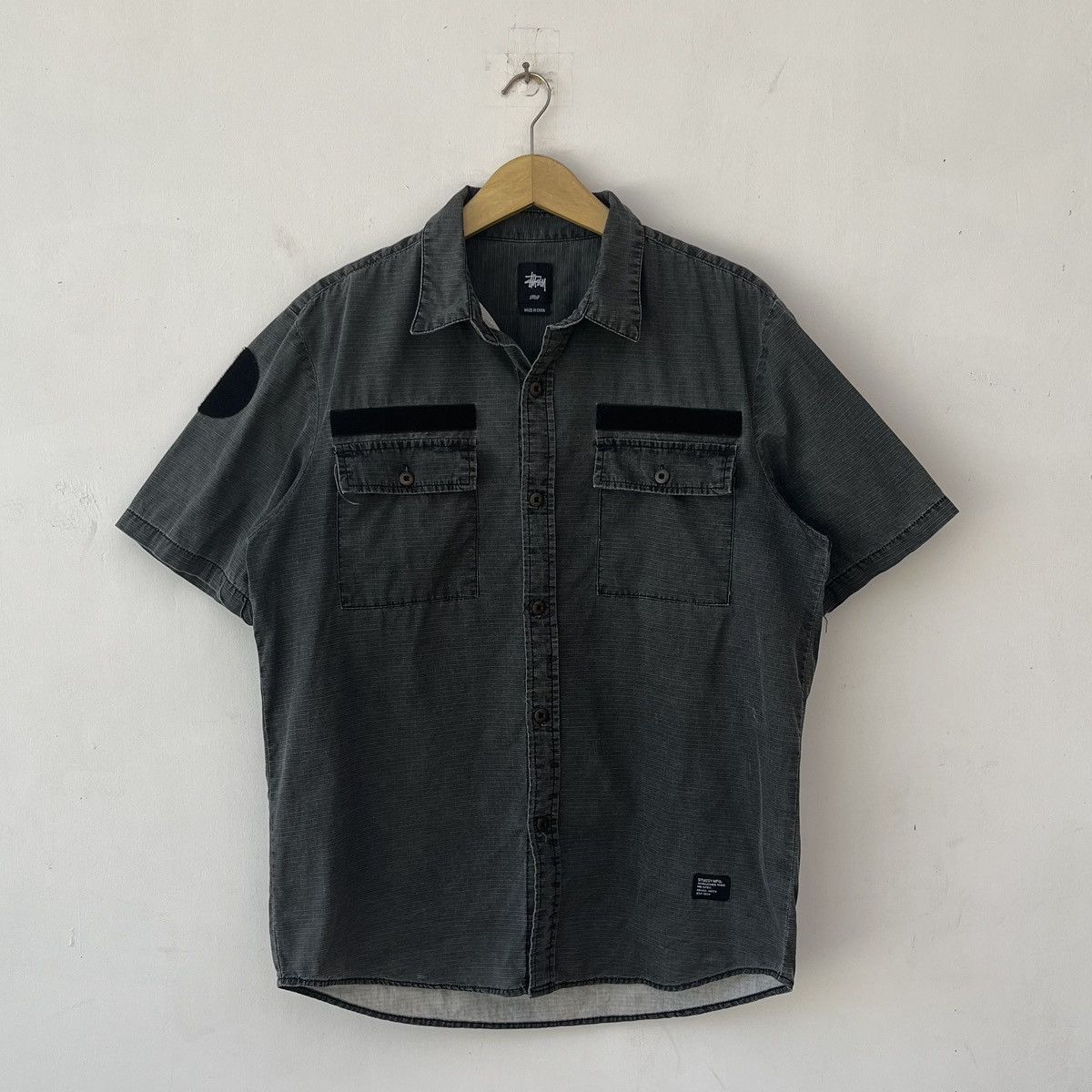 Stussy Stussy MFG Military Tactical Ripstop Short Sleeve Shirt Size US L / EU 52-54 / 3 - 1 Thumbnail