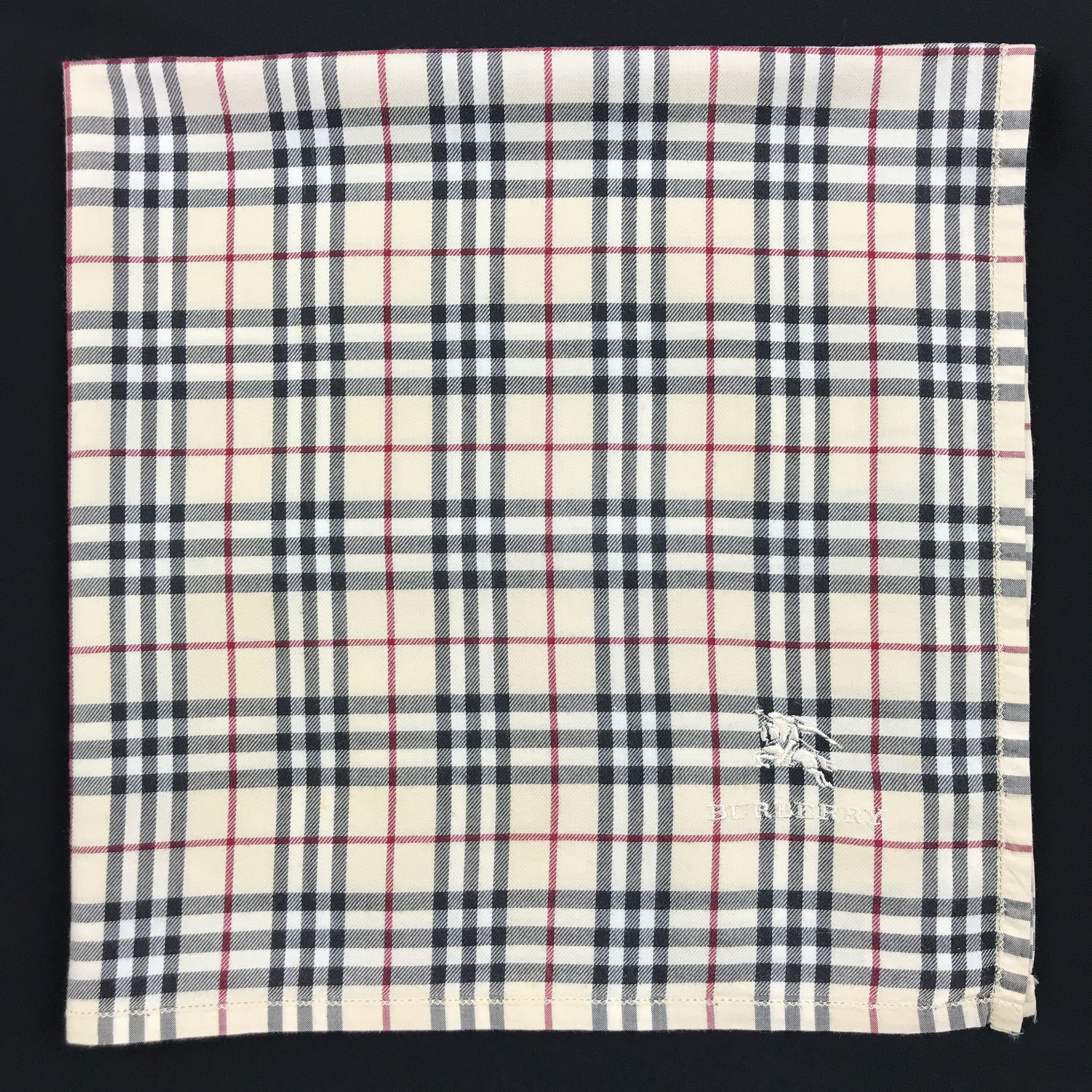 Burberry × Vintage Vintage Burberry Nova Check Bandana Neckerchief Handkerchief Size ONE SIZE - 2 Thumbnail