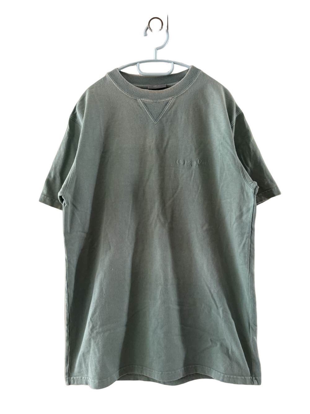 Dior × Kris Van Assche Dior Homme Let's Rock S/S 09 green T-shirt