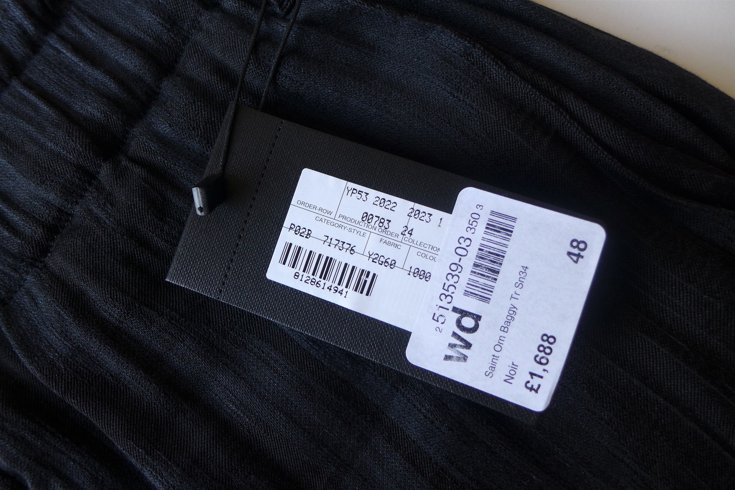 Saint Laurent Paris Saint Laurent Paris Baggy Pants - Black Linen & Silk Size US 32 / EU 48 - 15 Thumbnail