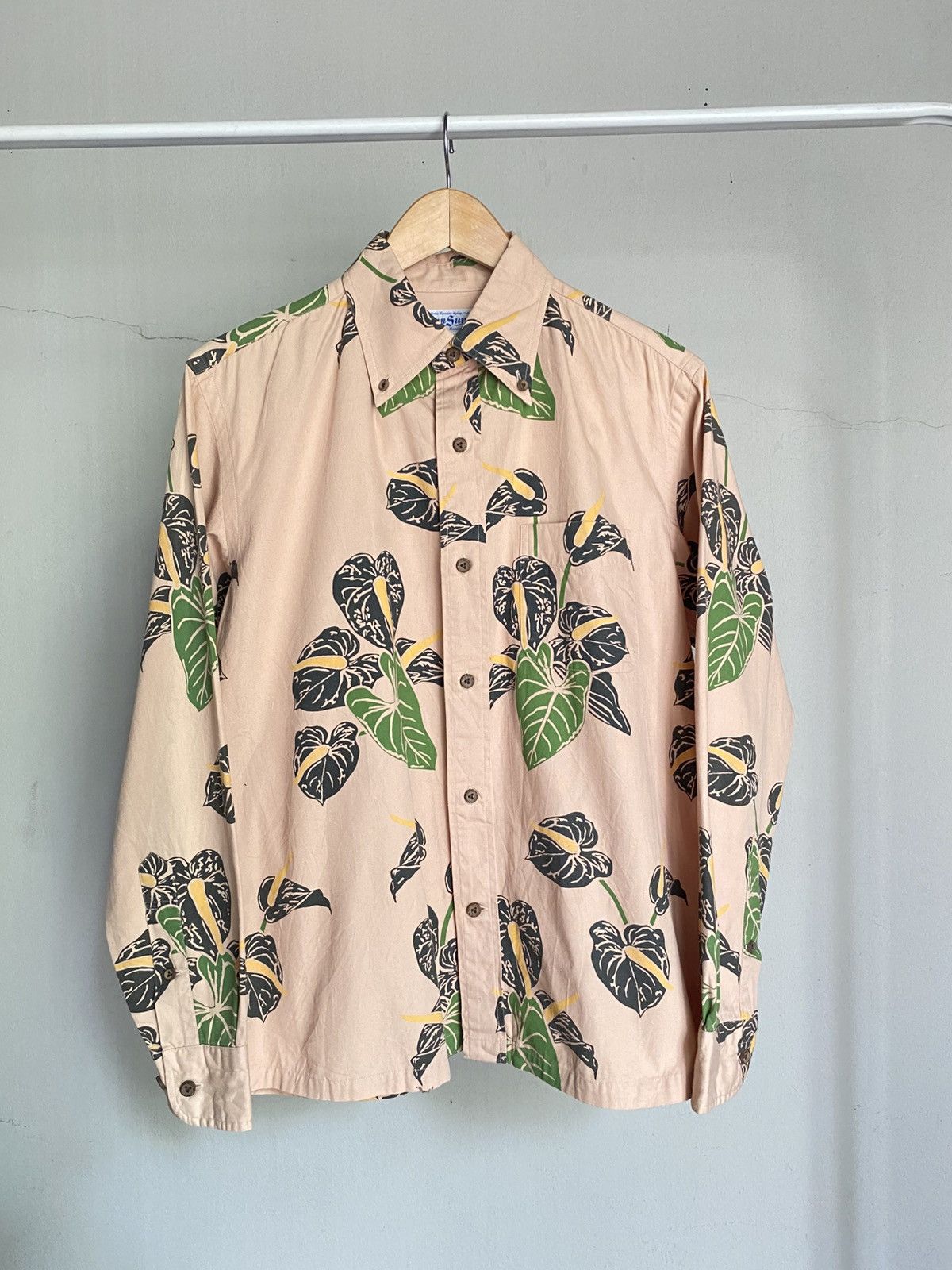 Sun Surf Sun Surf Light Pink Floral Long-Sleeve Shirt Size US S / EU 44-46 / 1 - 1 Thumbnail