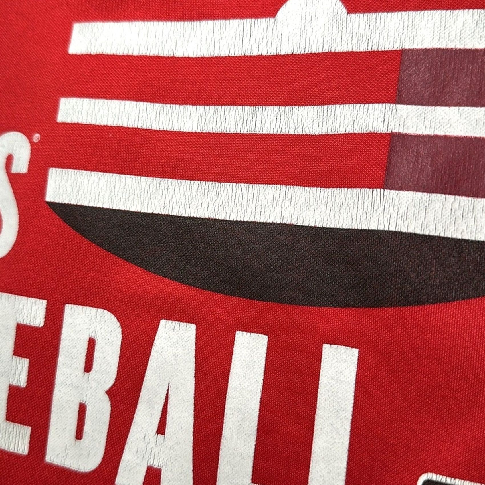 Vintage Majestic Cincinnati Reds Get Your ‘Stache On Hoodie Pullover Mens M Red Size US M / EU 48-50 / 2 - 6 Thumbnail