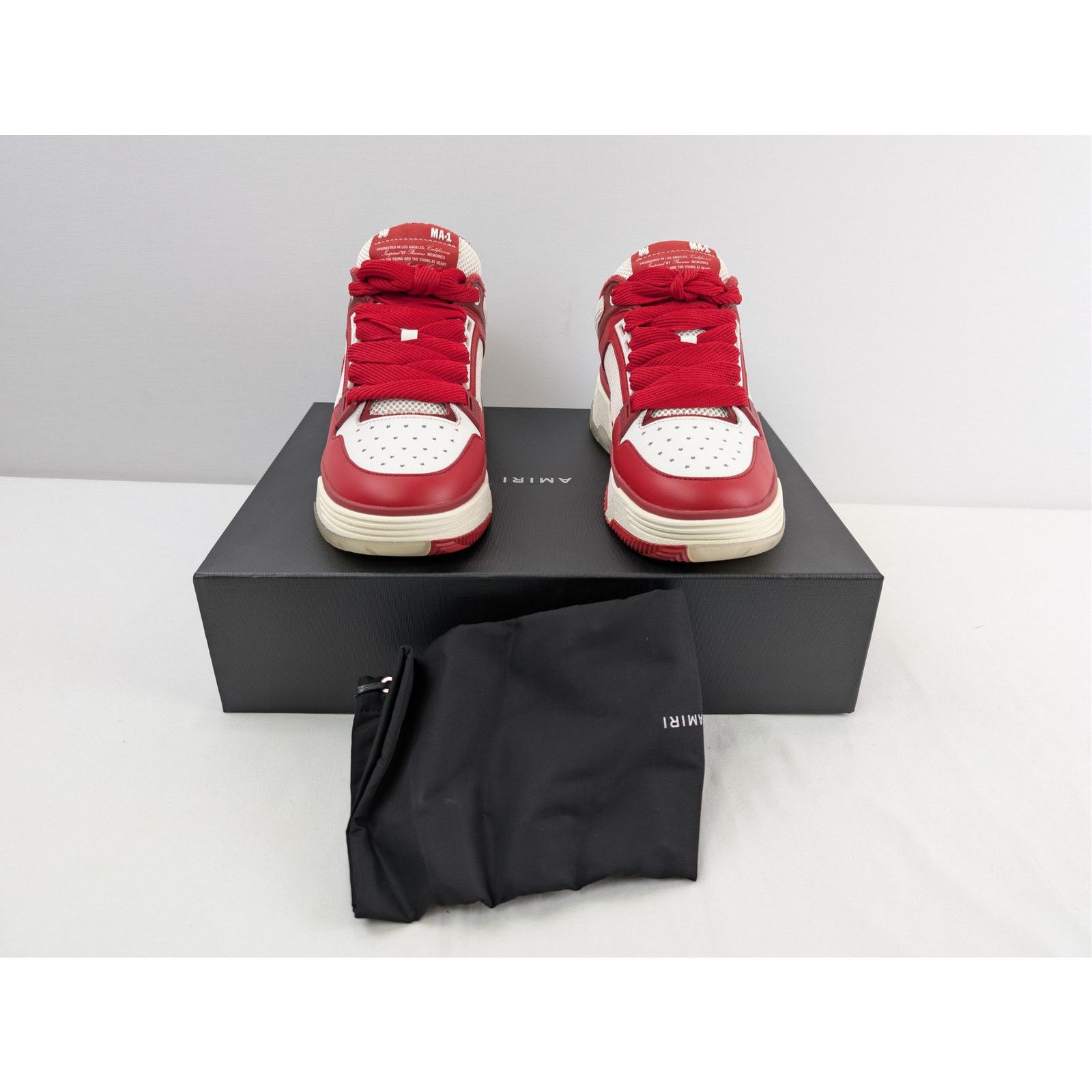 Amiri o1rshd1 MA-1 Sneakers in Alabaster Red Size US 7 / EU 40 - 18 Thumbnail