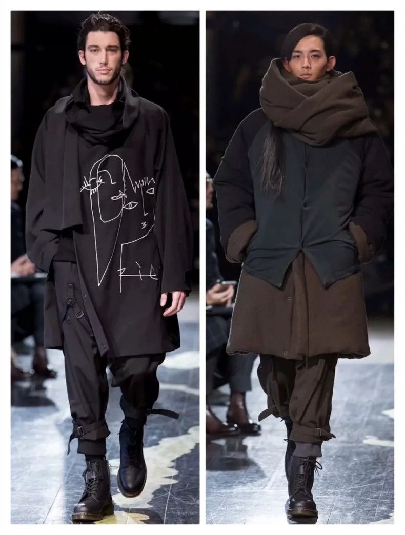 Yohji Yamamoto Yohji Yamamoto 16aw pair scarf coat 2503-Nextarrow Size US M / EU 48-50 / 2 - 3 Thumbnail