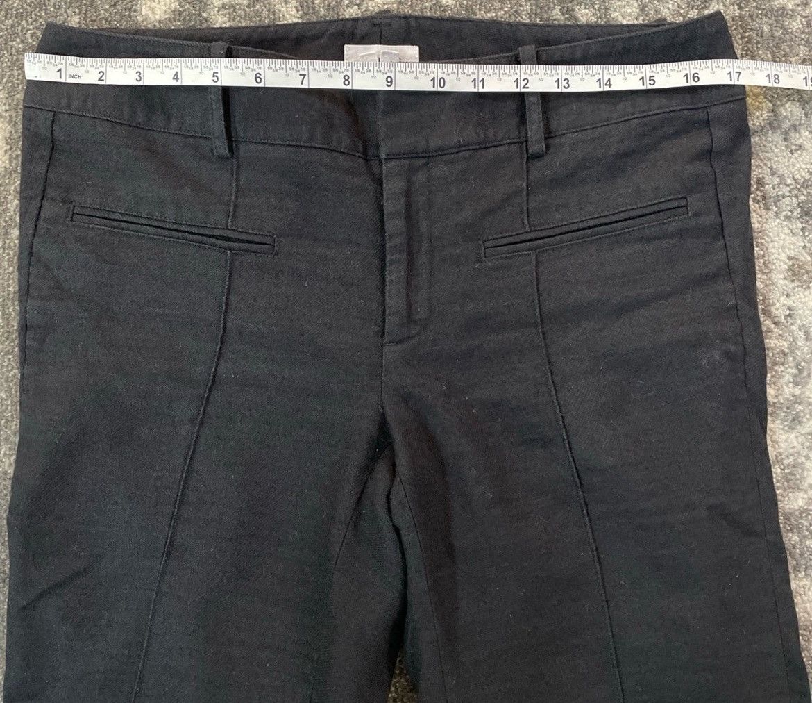 Helmut Lang Helmut Lang Womens Size 8 Black Straight front pants Size 30" / US 8 / IT 44 - 6 Thumbnail