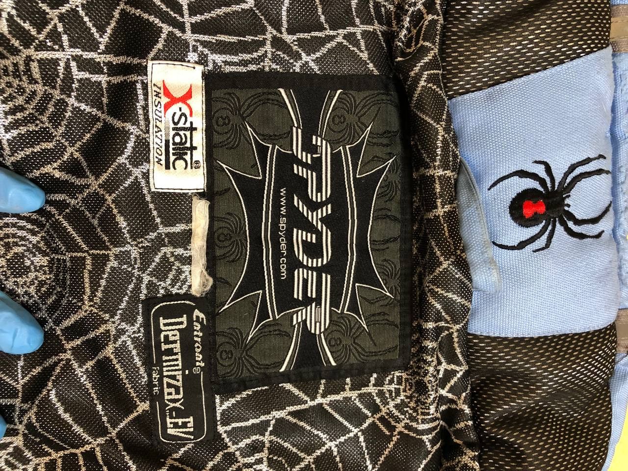 Spyder Spyder Baby Blue Spider Web ski Snowboarding Jacket vintage Size US M / EU 48-50 / 2 - 9 Thumbnail