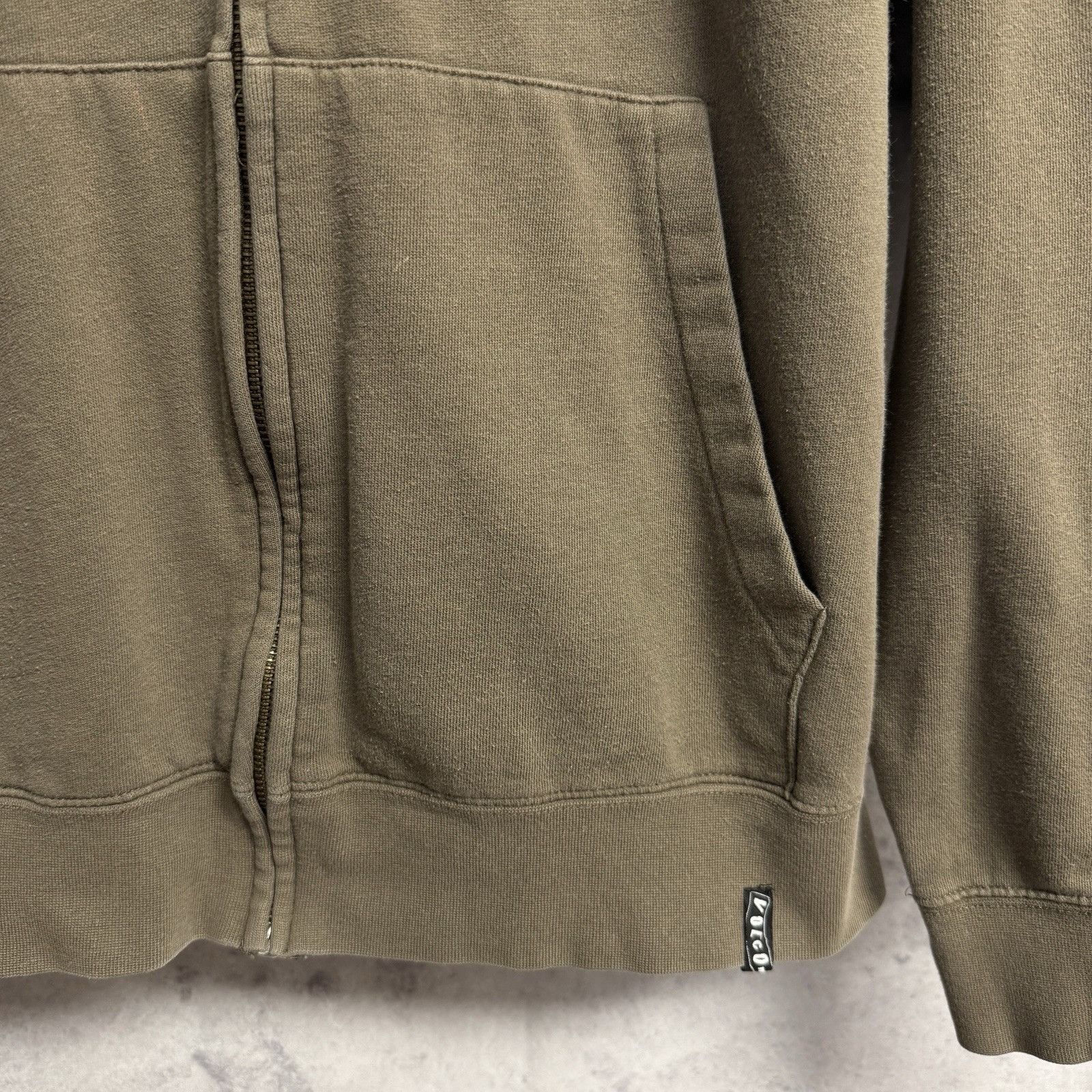 Volcom Volcom Hoodie Sweatshirt Brown Full Zip Surf Skater Size XL Size US XL / EU 56 / 4 - 5 Thumbnail