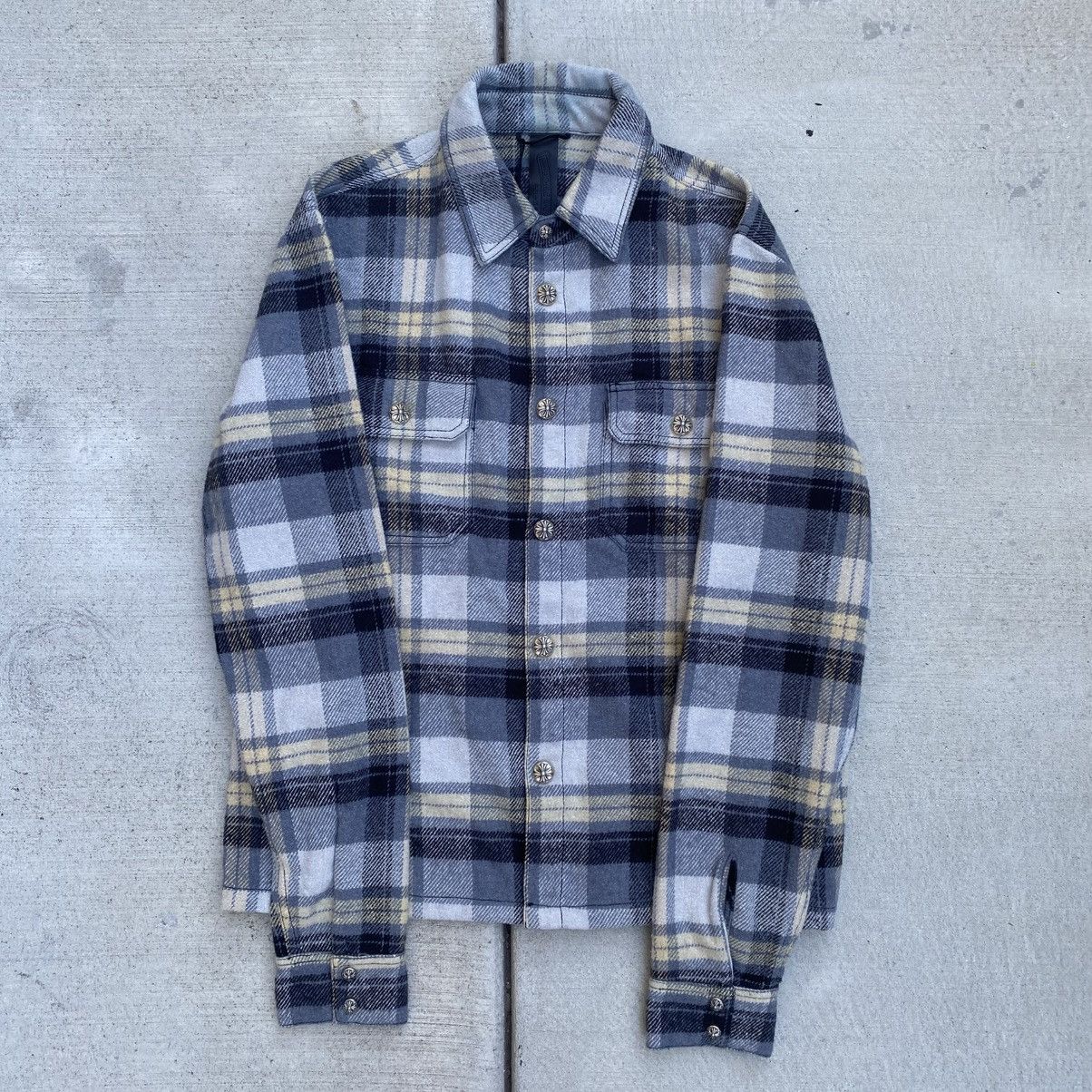 Chrome Hearts Chrome Hearts Work Dog Flannel Gray Size US S / EU 44-46 / 1 - 1 Thumbnail