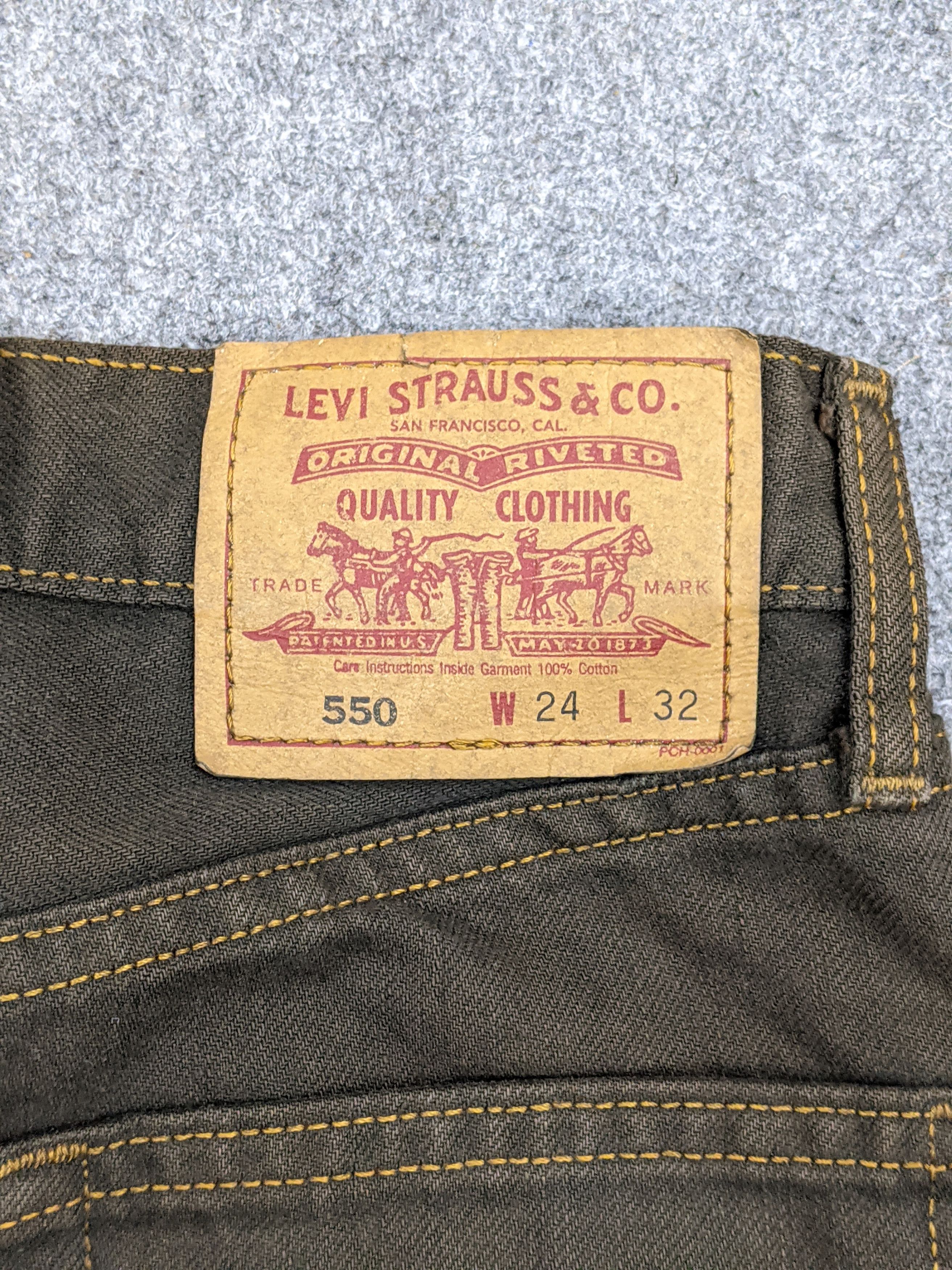 Levi's Vintage 90s Levis 550 Flared Bootcut Jeans DJ0014Z Size US 26 / EU 42 - 5 Thumbnail