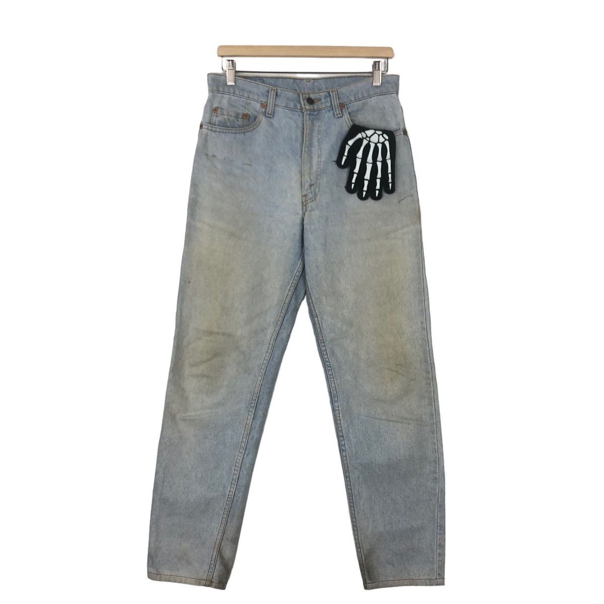 Levi's 🔥VINTAGE LEVI’S DENIM JEANS STRAIGHT LOOSE CUT MADE IN USA Size US 30 / EU 46 - 1 Thumbnail
