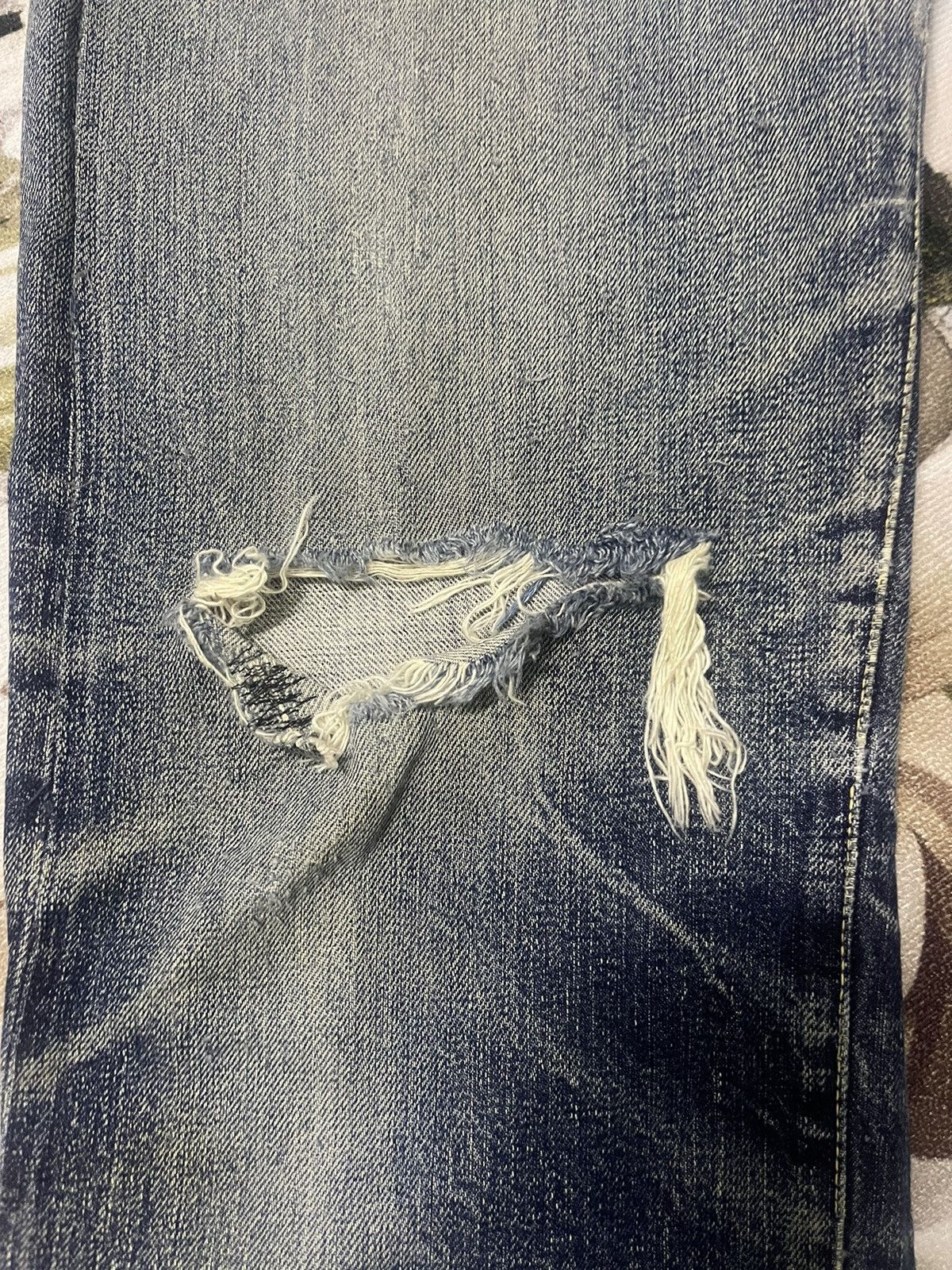 Japanese Brand Kapital Jeans Distressed Selvedge Size US 32 / EU 48 - 7 Thumbnail