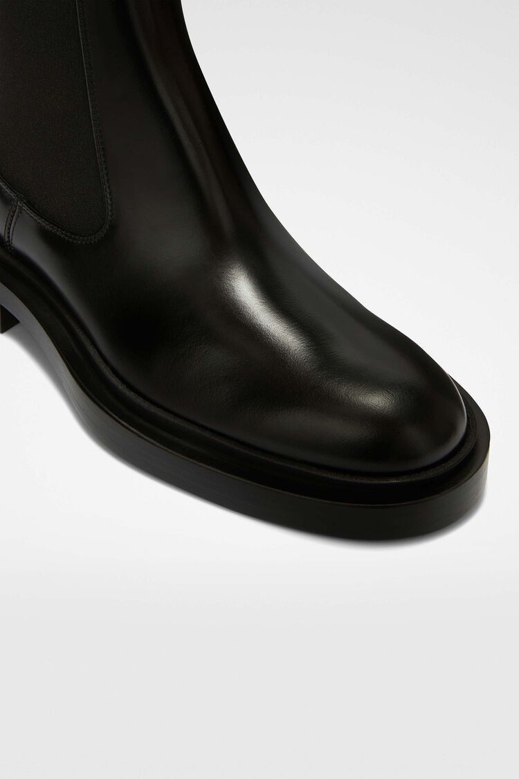 Jil Sander o1loc1c0426 Chelsea Boots in Black Size US 10 / IT 40 - 6 Thumbnail