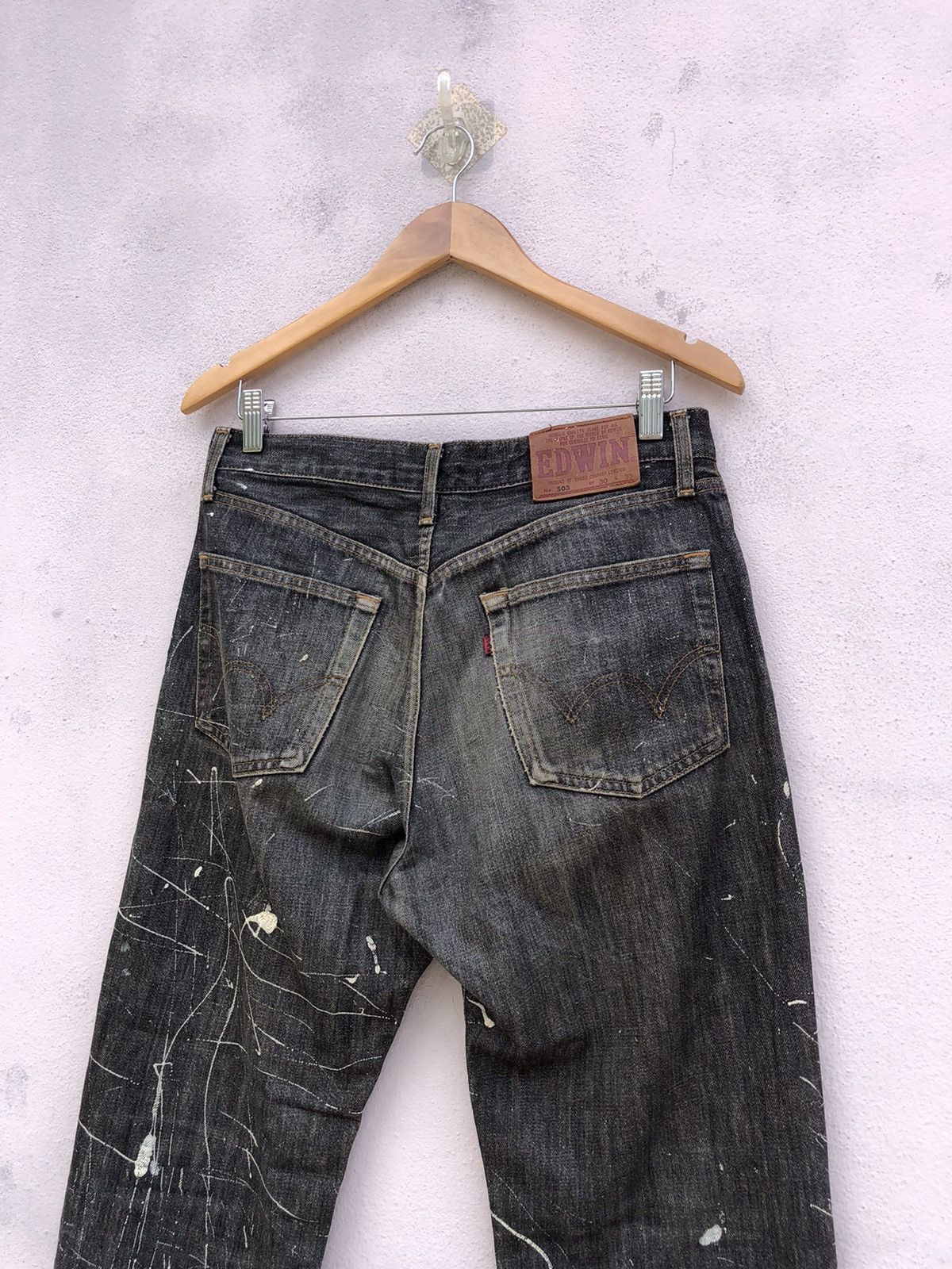 Edwin Edwin 503 Distressed Painter Jeans Size US 29 - 6 Thumbnail