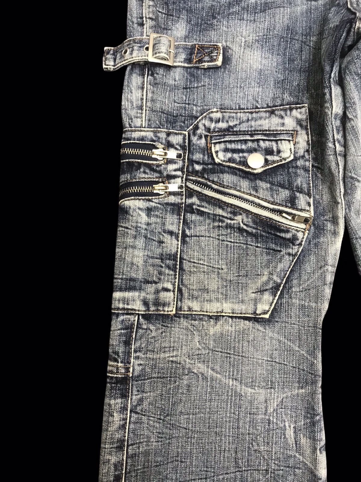 Seditionaries × semanticdesign 💥FLARE💥semantic design SICK FLARE MULTIPOCKETS DENIM F214 Size US 32 / EU 48 - 6 Thumbnail