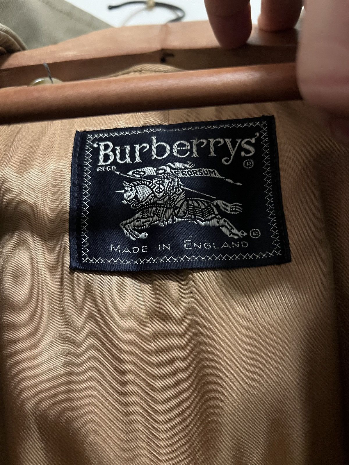 Burberry Vintage Burberry Trench Coat 48R Made In England Wool Liner Size US M / EU 48-50 / 2 - 4 Thumbnail