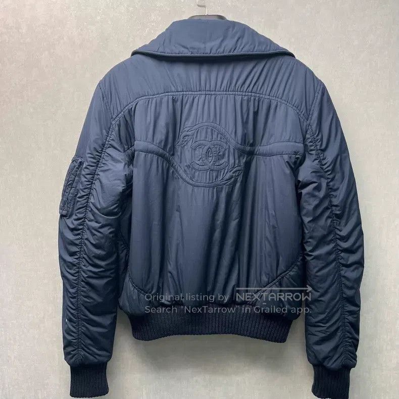Chanel Chanel Deep Blue Puffer Jacket with Lion Print Size XS / US 0-2 / IT 36-38 - 2 Thumbnail