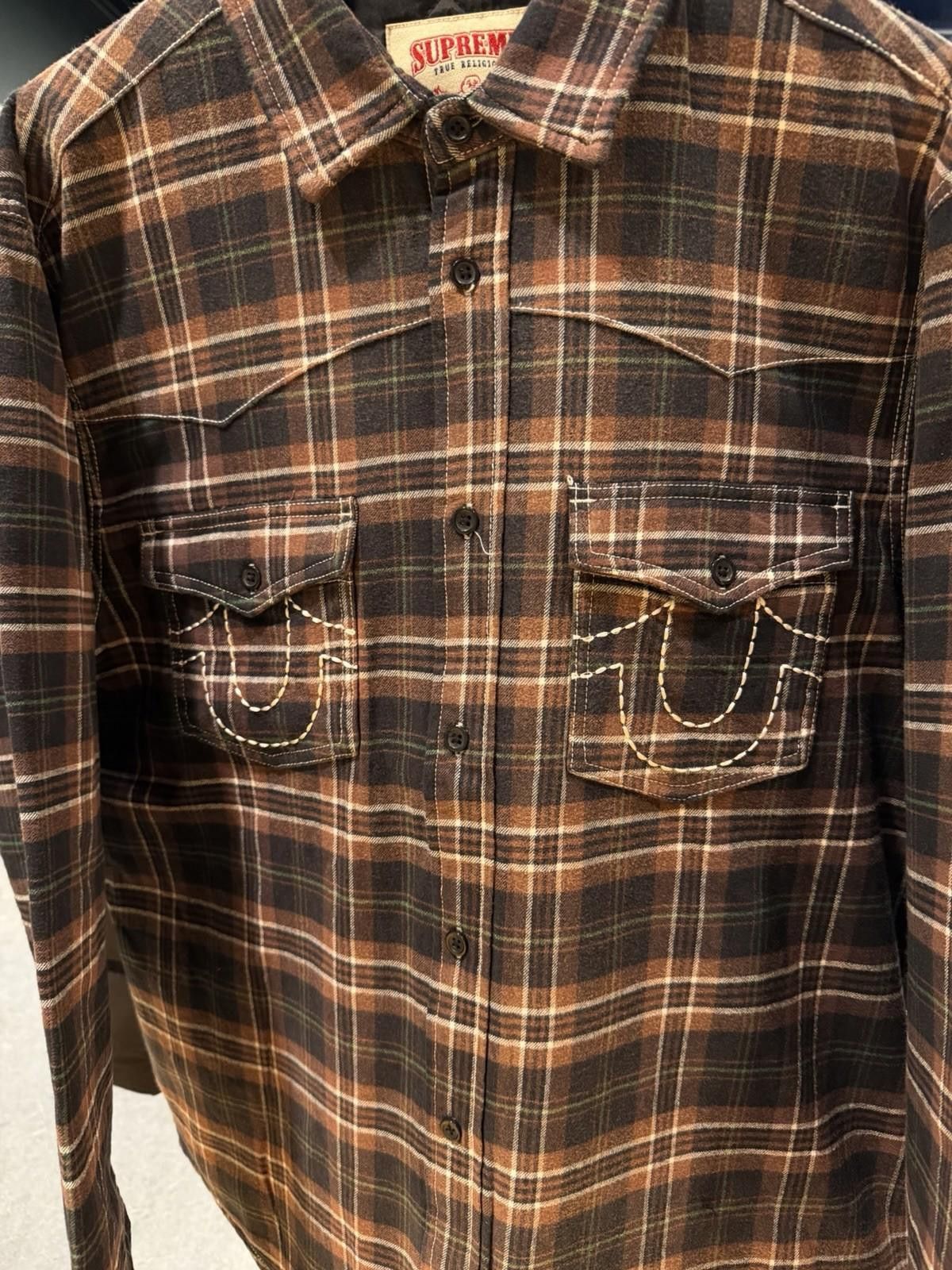 Supreme Supreme x True Religion Quilted Lined Plaid Flannel Large Size US L / EU 52-54 / 3 - 5 Thumbnail