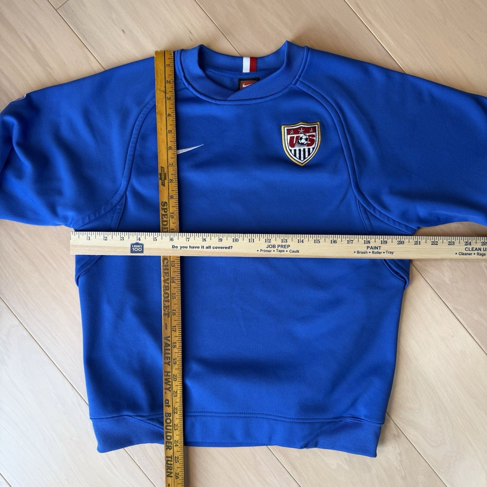 Nike Nike USA Soccer Sweatshirt Small Blue Fleece Pullover Size US S / EU 44-46 / 1 - 3 Thumbnail