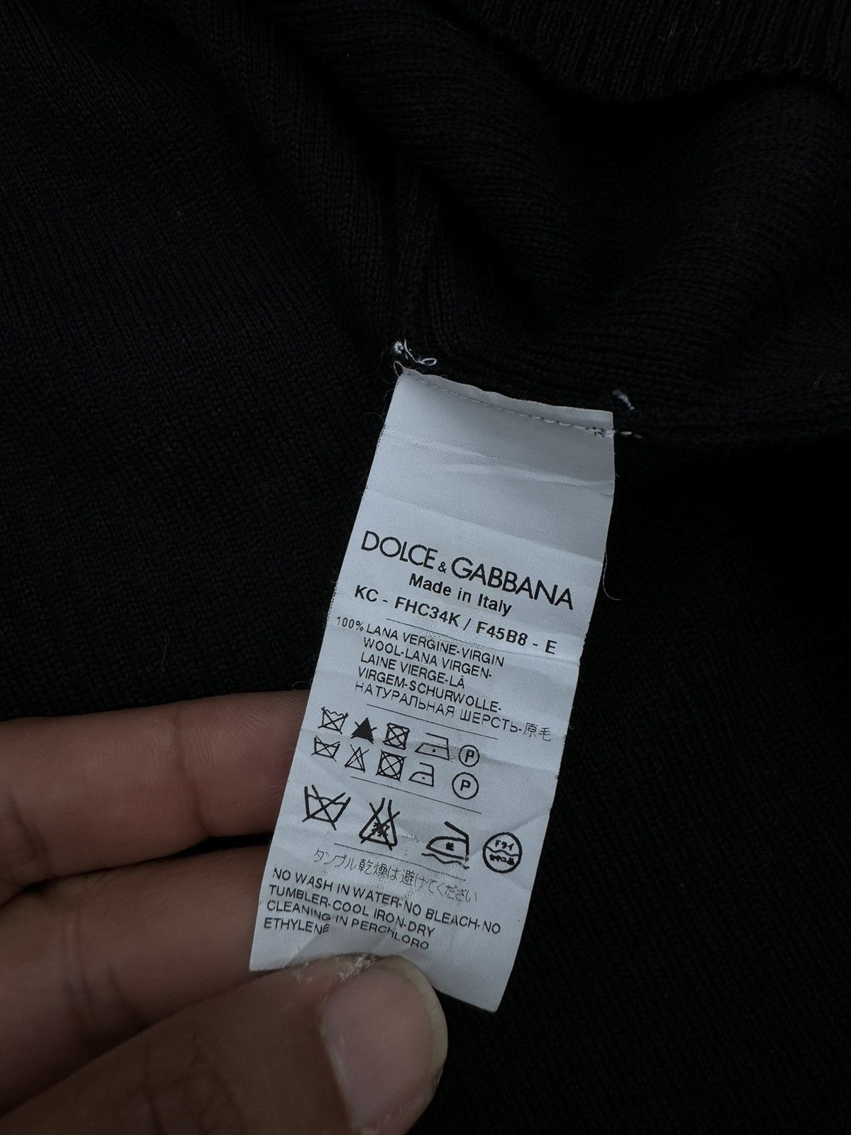 Dolce & Gabbana × Vintage Dolce Gabbana luxury wool cardigan size Size US M / EU 48-50 / 2 - 5 Thumbnail
