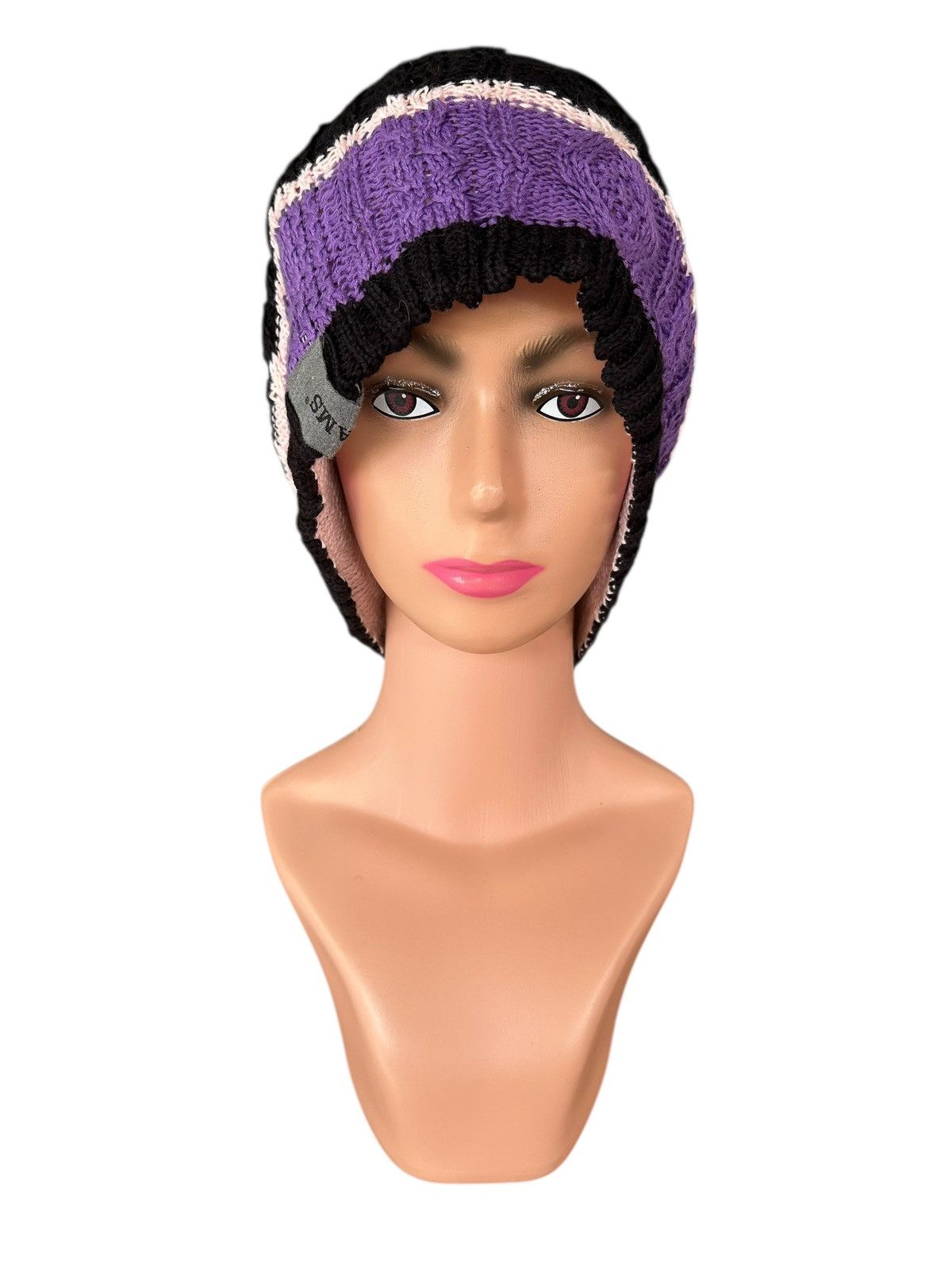 Japanese Brand × Kapital × Vintage Japanese Brand Beams Knitt Big Beanie Hats Size ONE SIZE - 3 Thumbnail