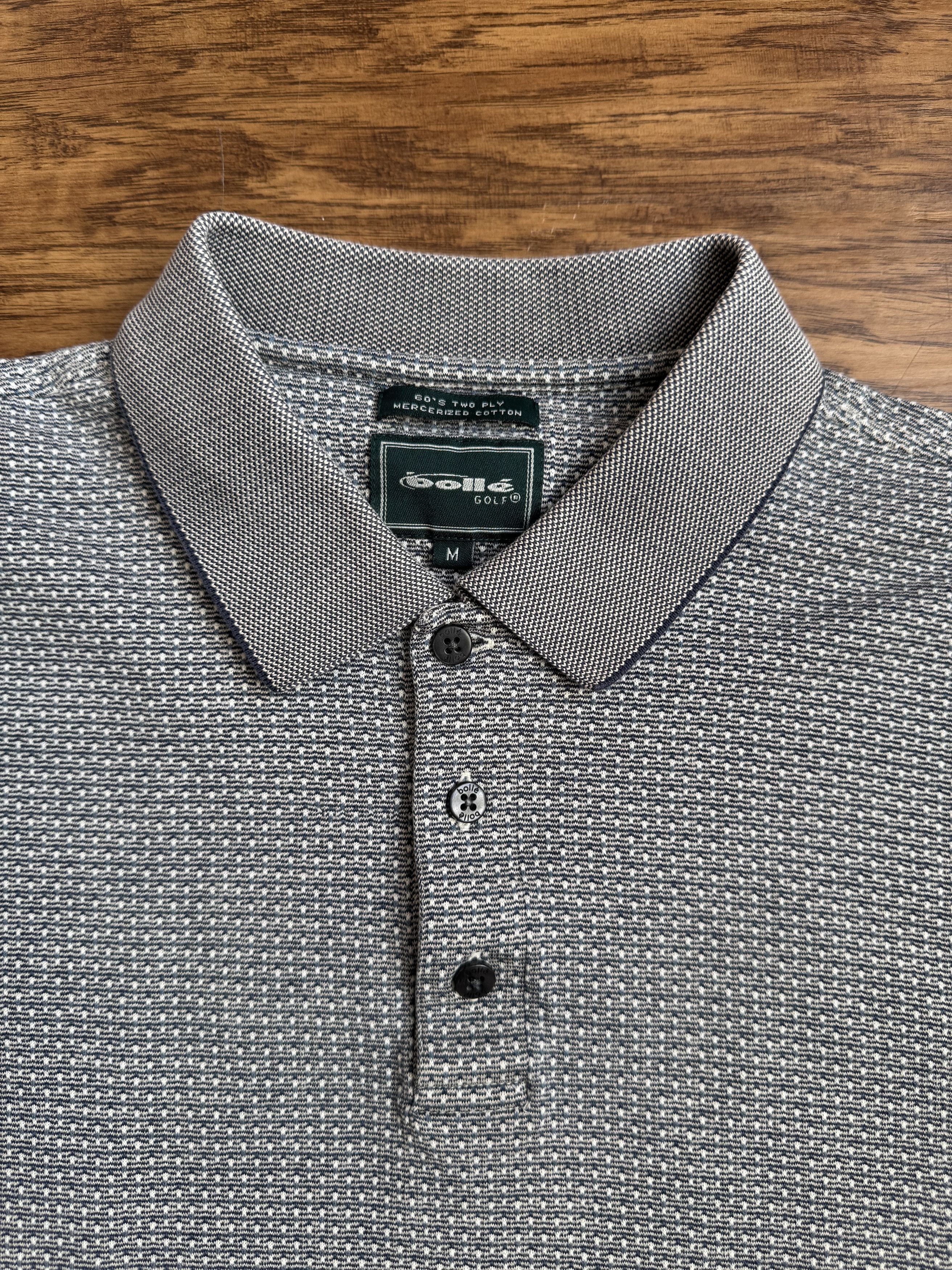 Bolle Vintage Bolle Golf 60s Two Ply Mercerized Cotton Polo Size US M / EU 48-50 / 2 - 2 Thumbnail
