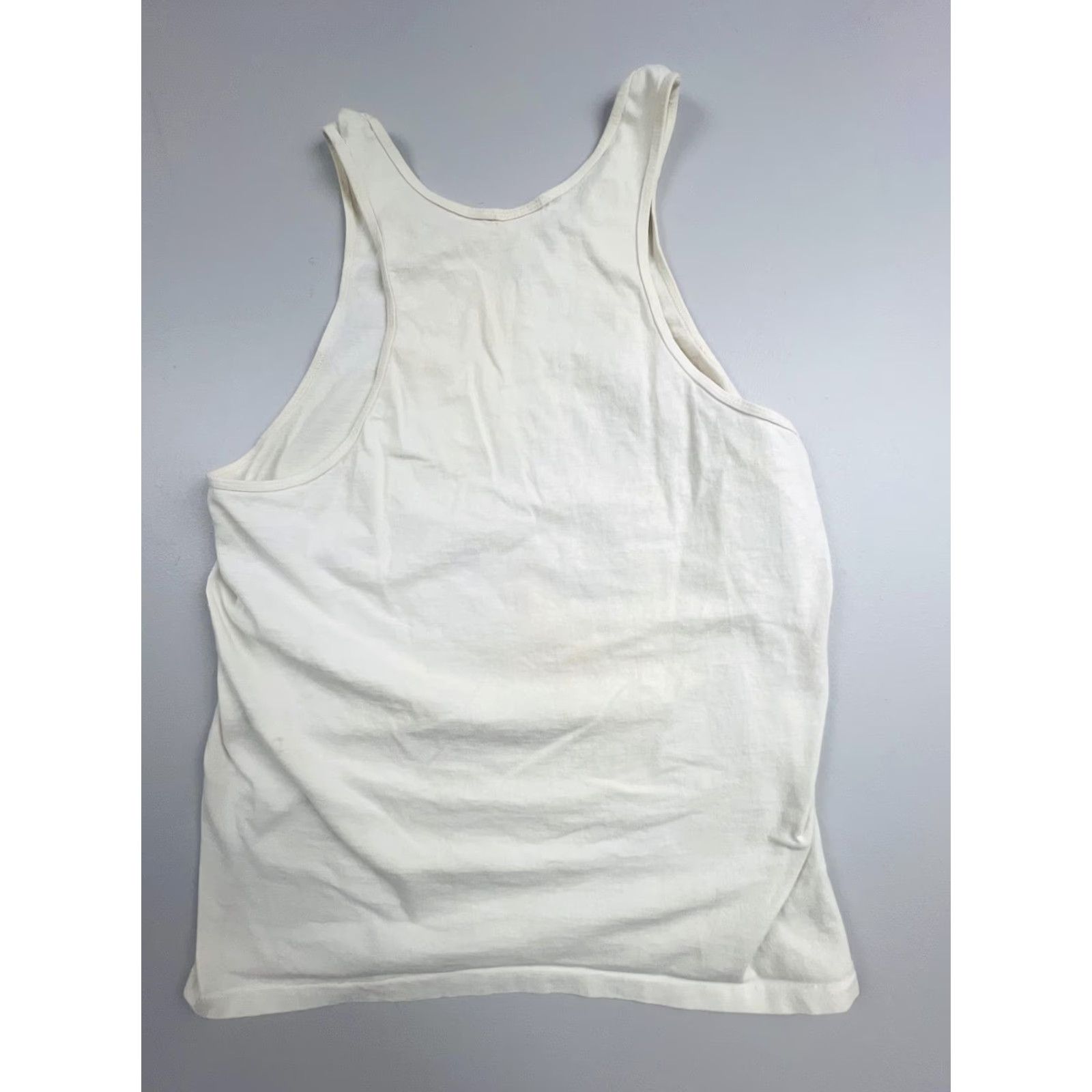 Vintage VINTAGE OFA Tank Shirt Mens Medium White Adult Safe Sex AIDS Graphic 1988 USA Size US M / EU 48-50 / 2 - 2 Thumbnail