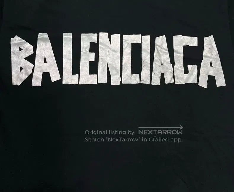 Balenciaga Balenciaga Alphabet print worn short-sleeve round neck T-s Size XXL / US 16-18 / IT 52-54 - 3 Thumbnail