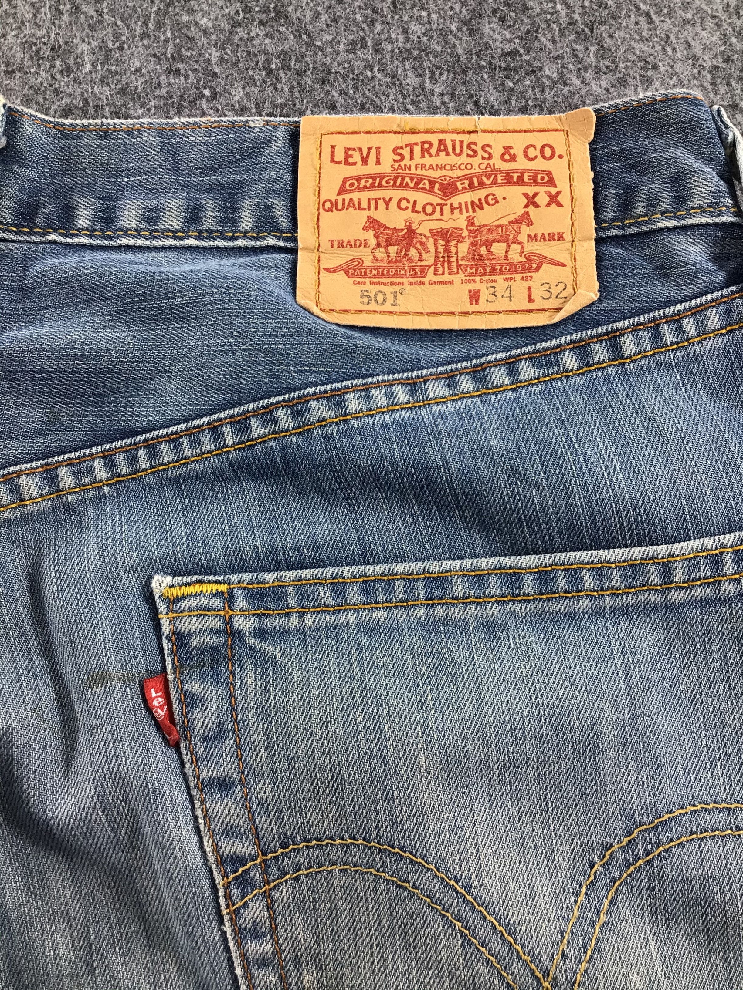 Levi's × Vintage 90s Vintage Levis 501 Jeans-JM161 Size US 34 / EU 50 - 5 Thumbnail