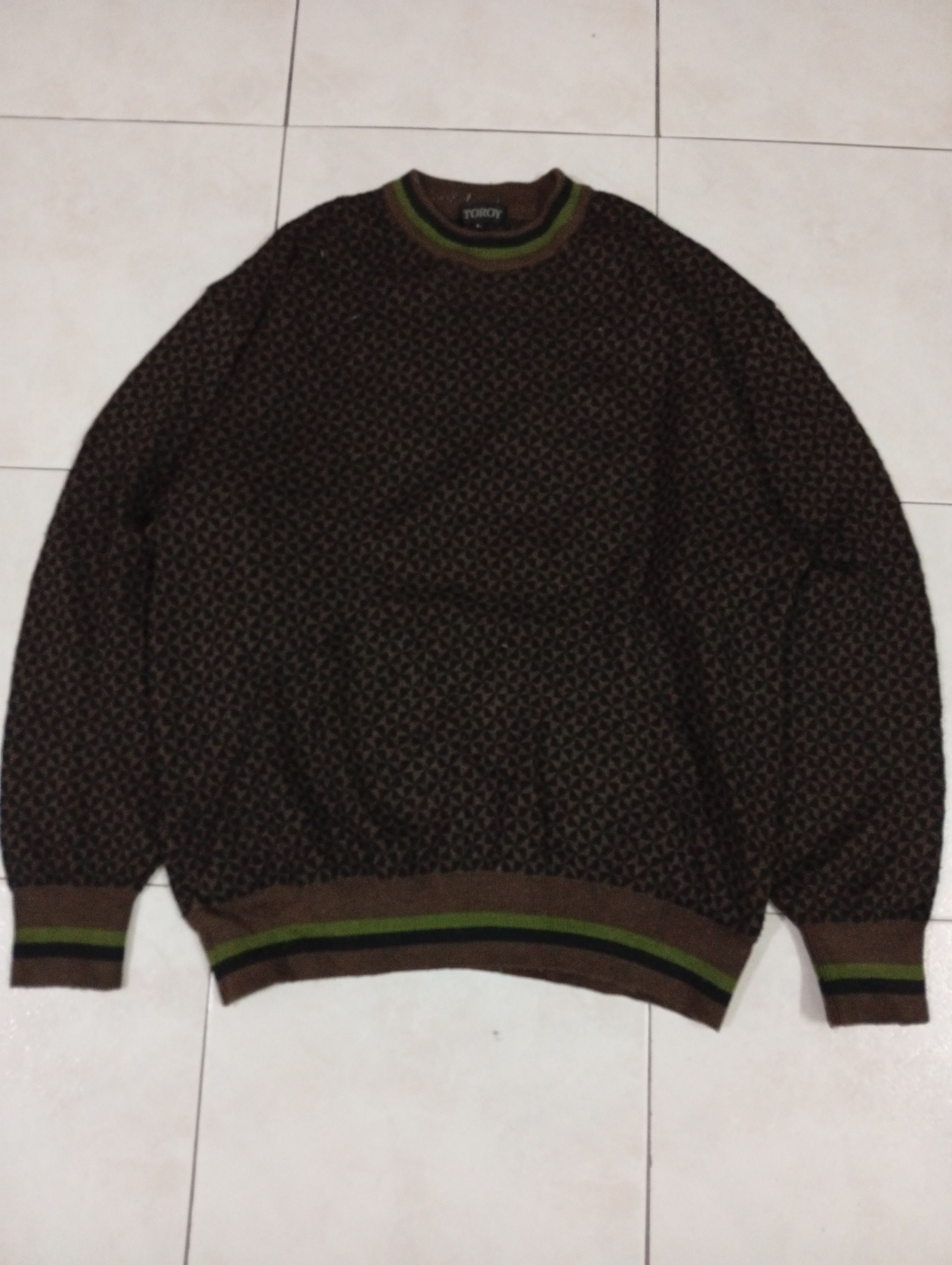 Japanese Brand Toroy sweater knitwear Size US L / EU 52-54 / 3 - 1 Thumbnail