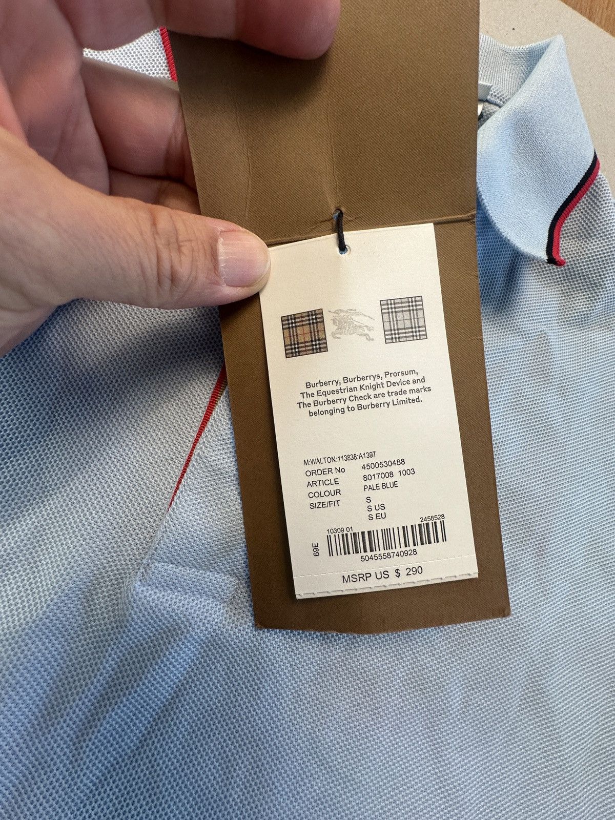 Burberry Burberry Polo Shirt Size US S / EU 44-46 / 1 - 5 Thumbnail