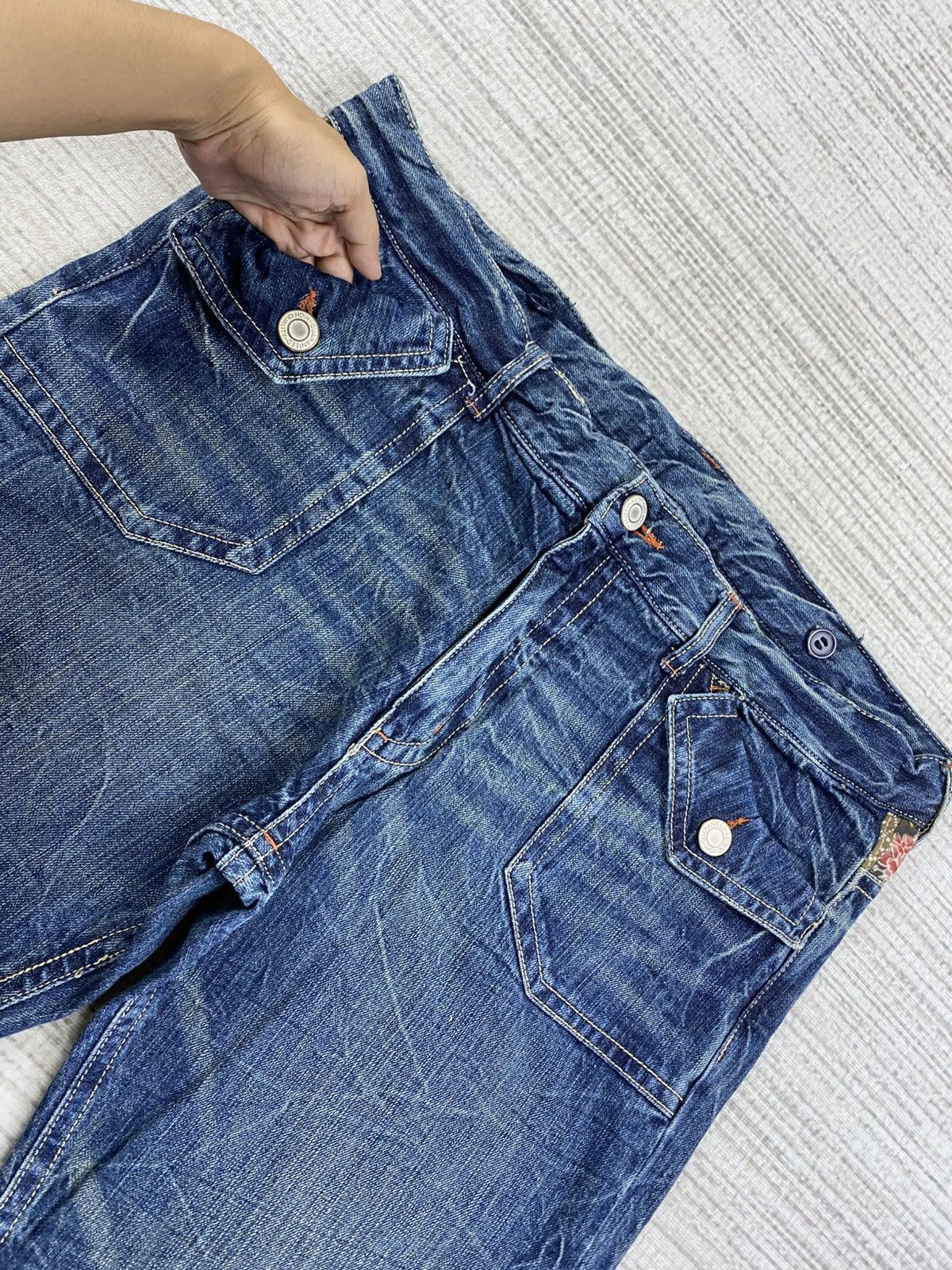 If Six Was Nine × Japanese Brand × Vintage Vintage Japanese Brand Rare Design Denim Pants Size US 39 - 6 Thumbnail