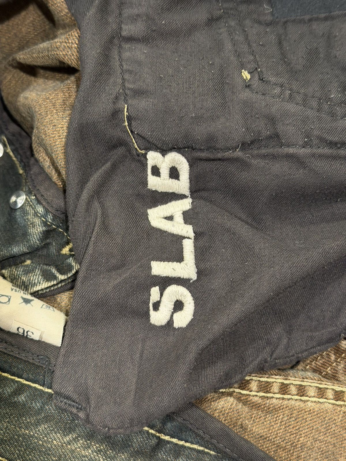 Rick Owens Slab Burnt Dust Brown 2005 Denim Jeans