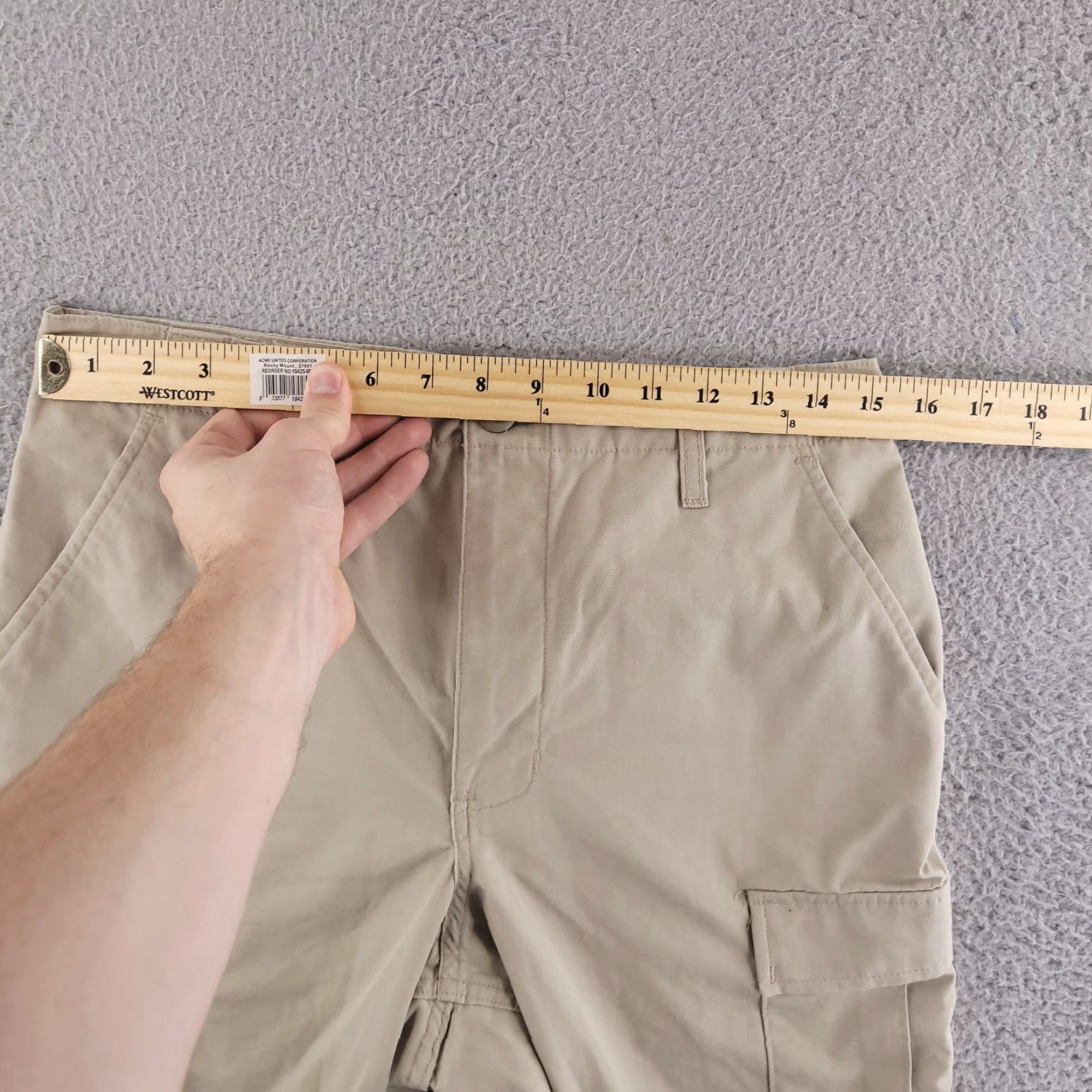 Vintage Military Shorts Mens 30 Tan Beige Ripstop Cargo BDU Size US 30 / EU 46 - 6 Thumbnail