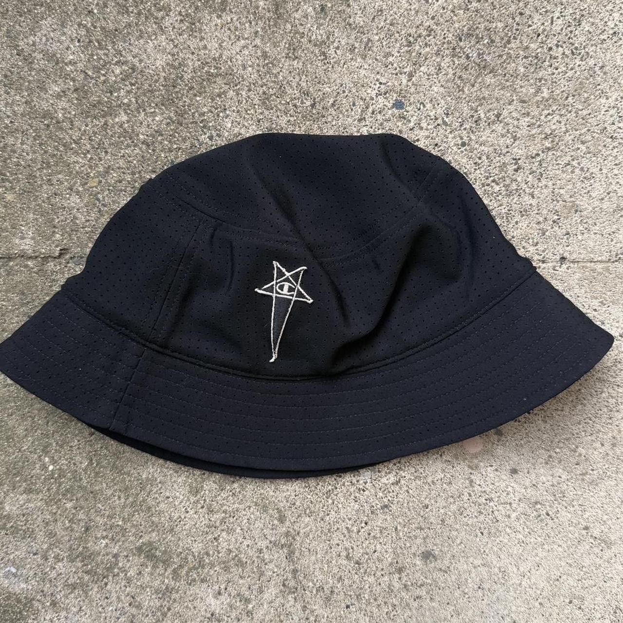 Champion × Rick Owens rick owens drkshdw champion bucket hat l xl Size ONE SIZE - 5 Thumbnail