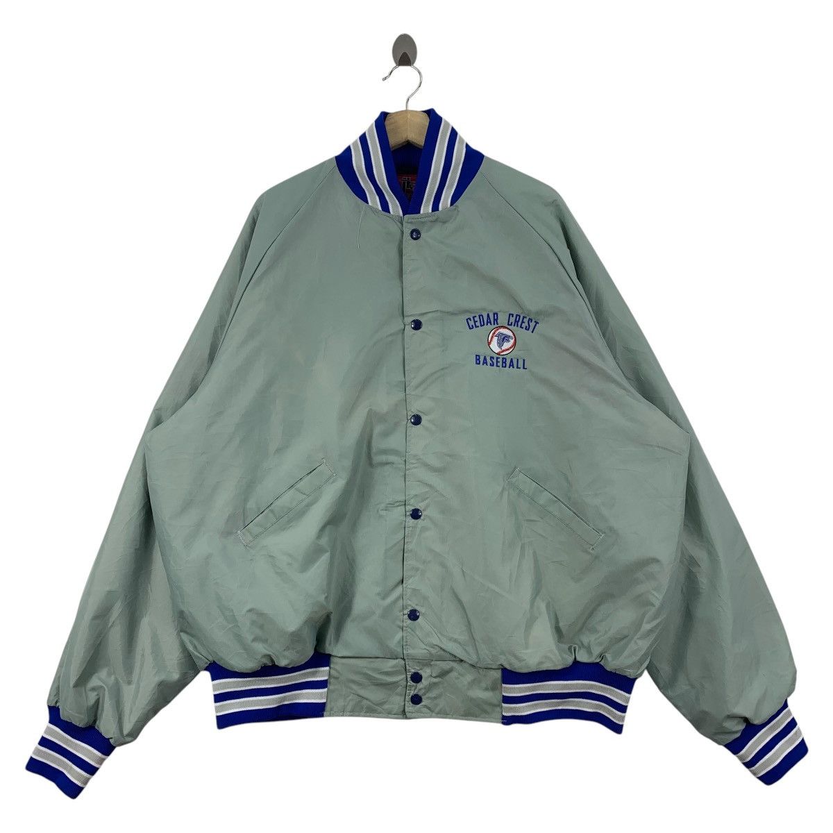 Vintage Vintage CEDAR CREST basketball varsity jacket Size US XXL / EU 58 / 5 - 1 Thumbnail