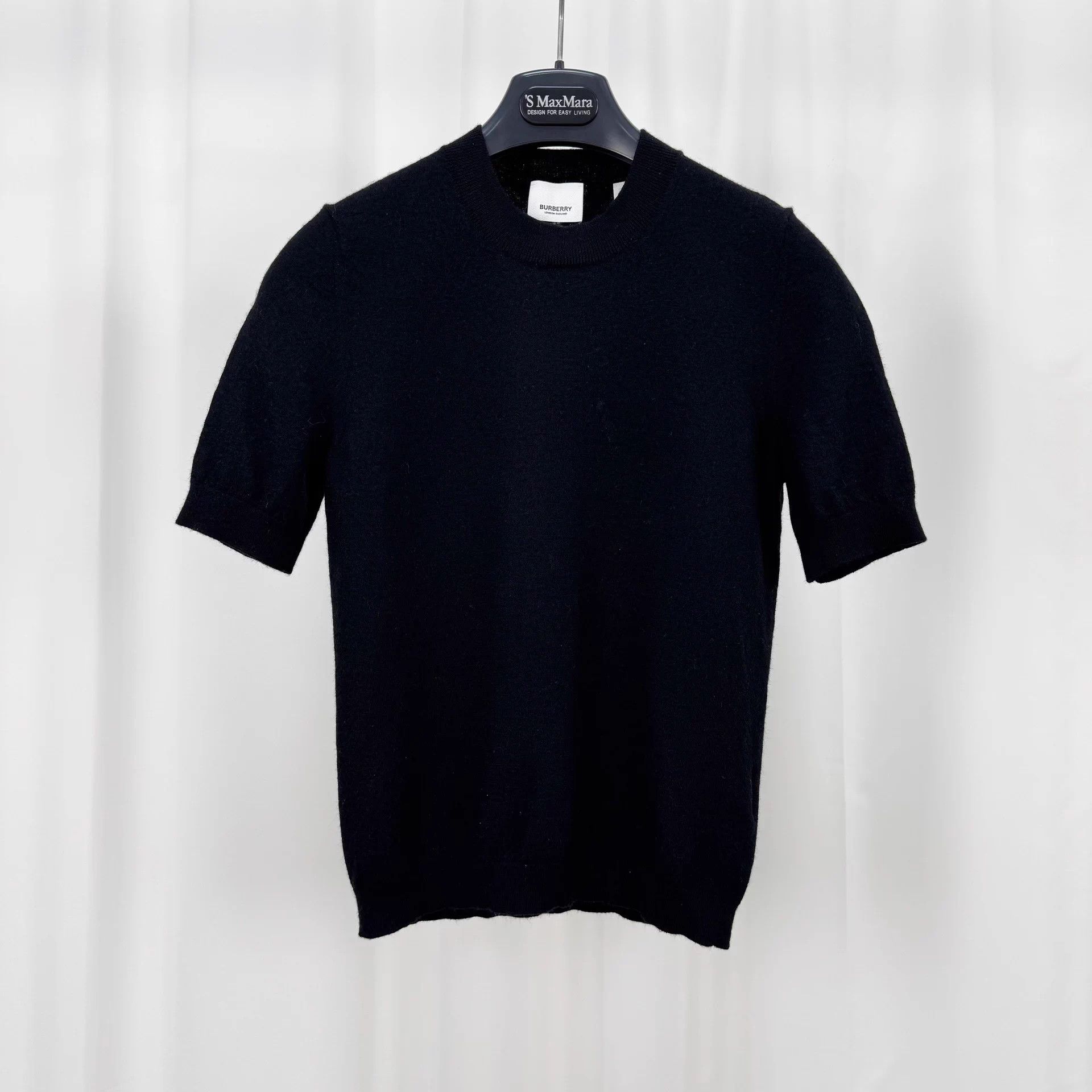 Burberry Burberry Wool Knit Logo Short Sleeve Size S 99 New Size S / US 4 / IT 40 - 1 Thumbnail