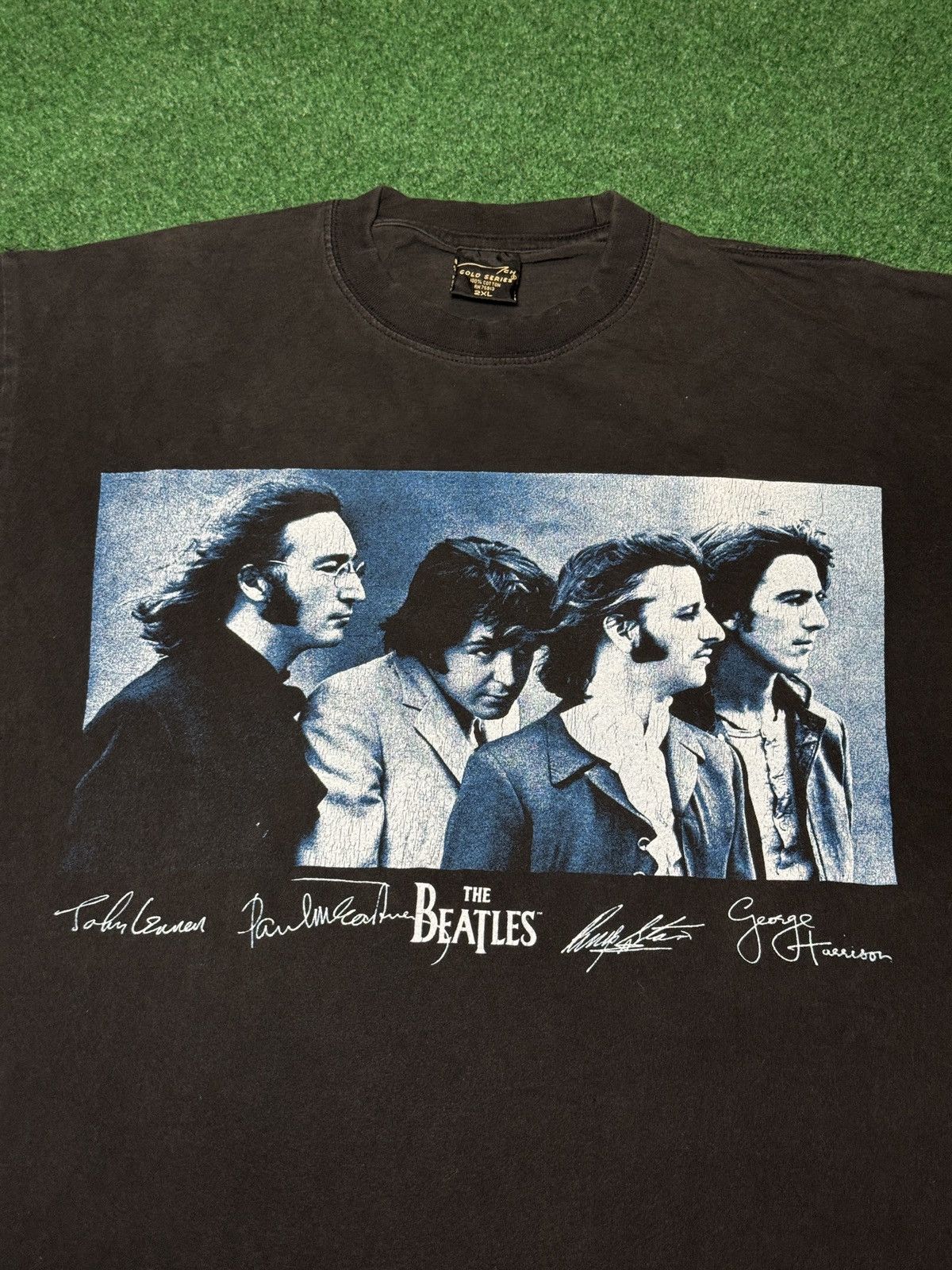 Band Tees Vintage 90s The Beatles Boxy PERFECT FIT XL Band T Shirt Size US XL / EU 56 / 4 - 2 Thumbnail