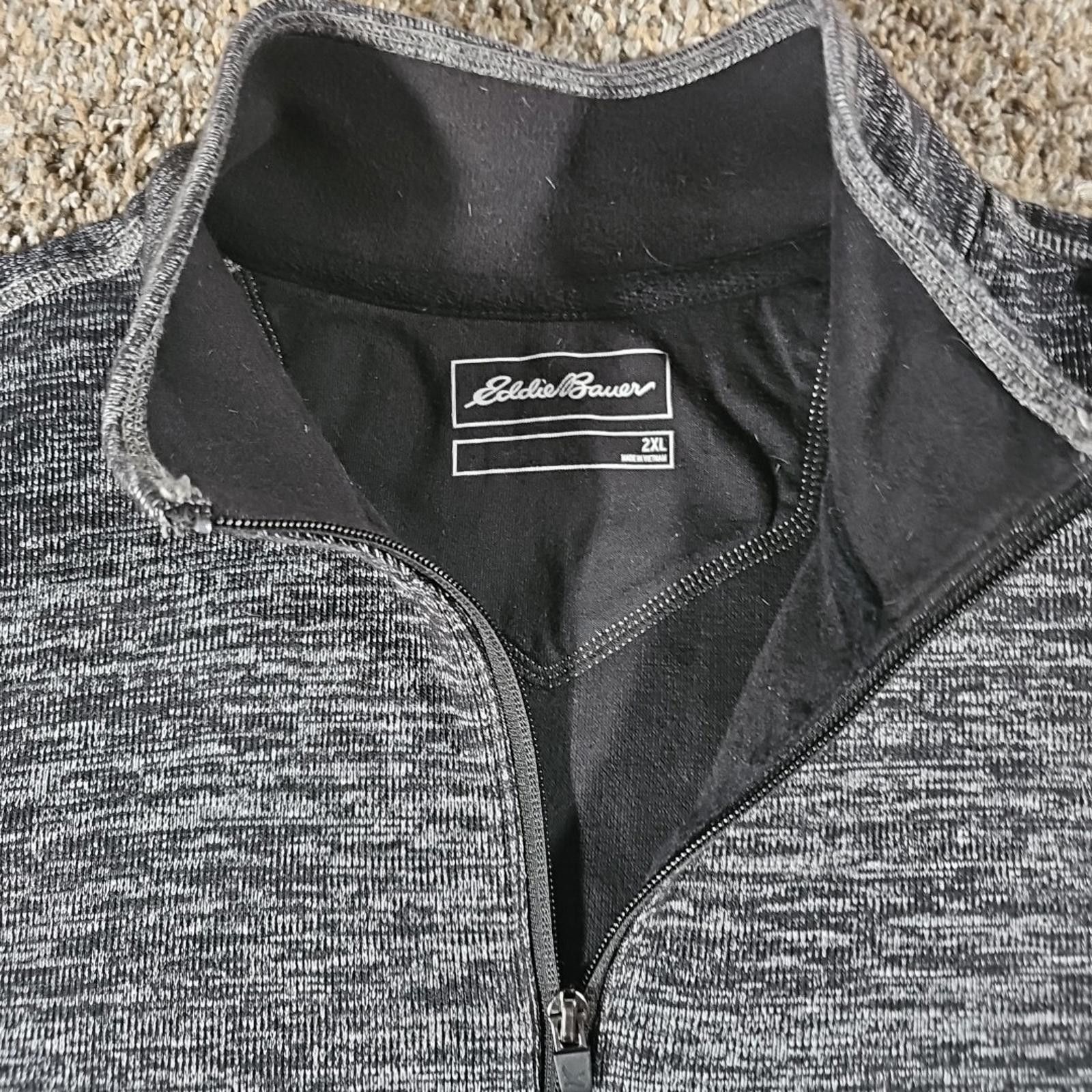Eddie Bauer Eddie Bauer XXL Heather 1/4 Zip Sweater Size US XXL / EU 58 / 5 - 2 Thumbnail