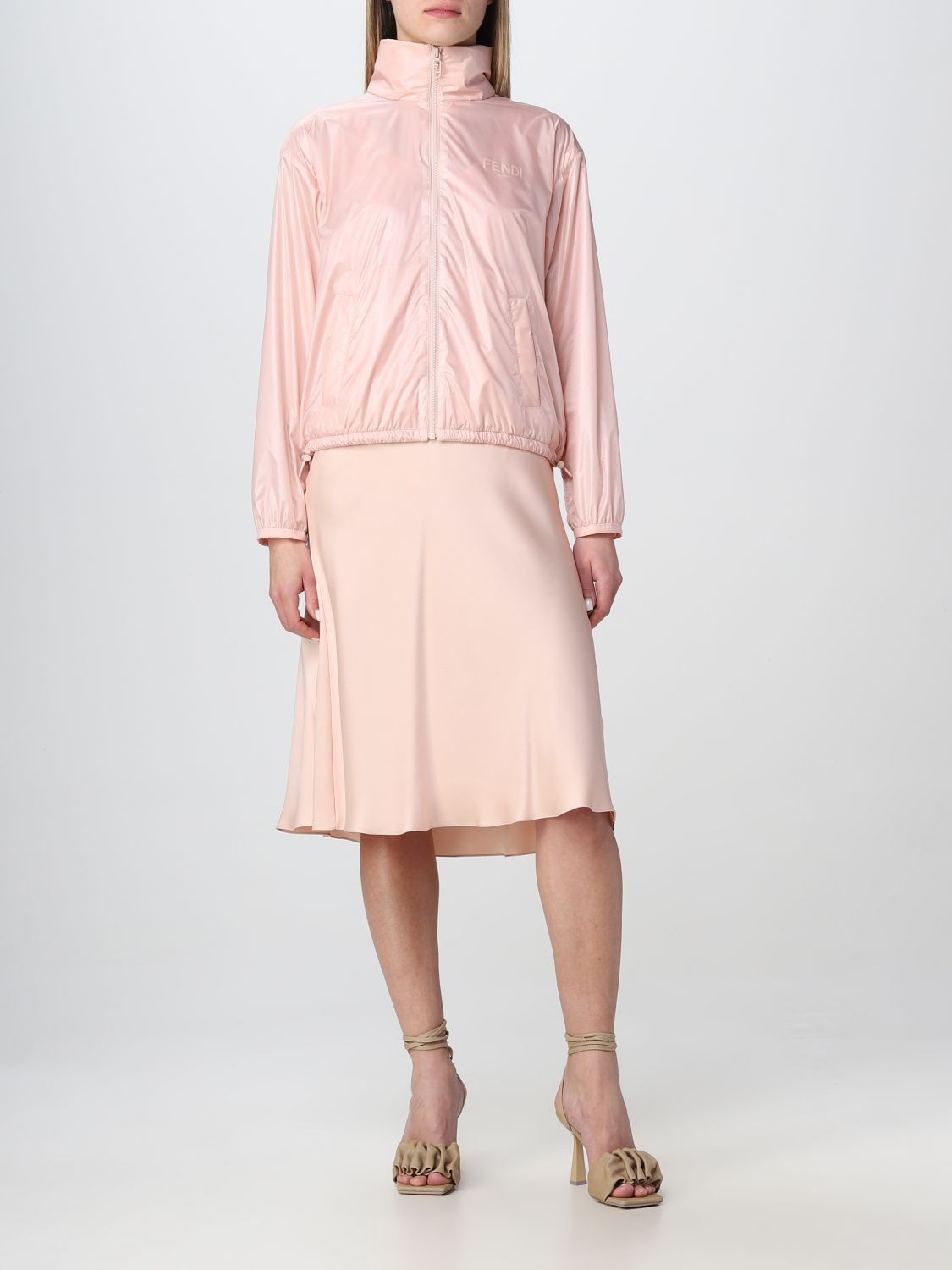 Fendi o1y0925 Jacket in Blush Size M / US 6-8 / IT 42-44 - 5 Thumbnail