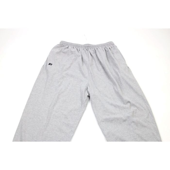 Russell Athletic Vtg 90s Russell Athletic Mens XL Blank Wide Leg Sweatpants  Pants Heather Gray